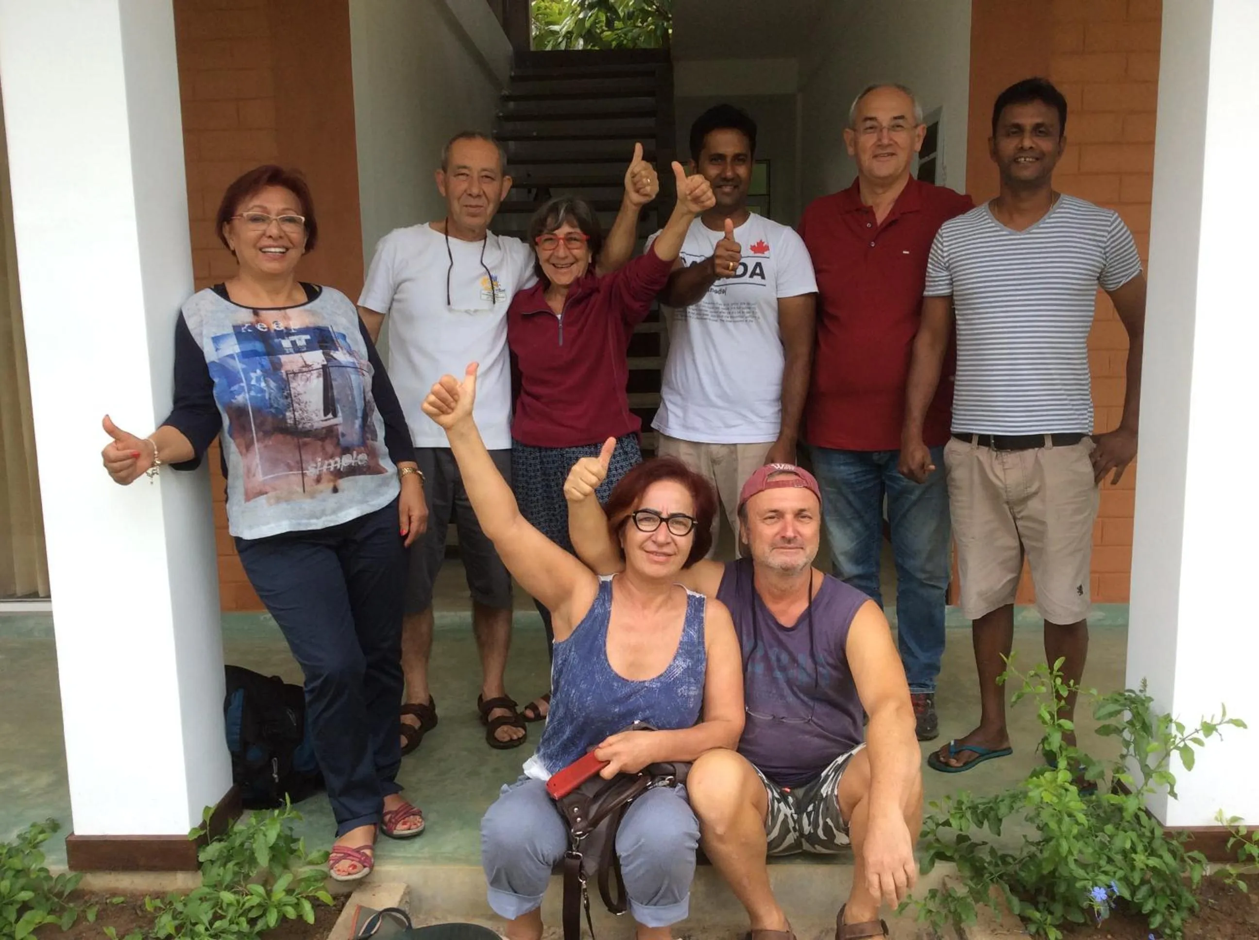 Guests in Sigiriya Rock Hide