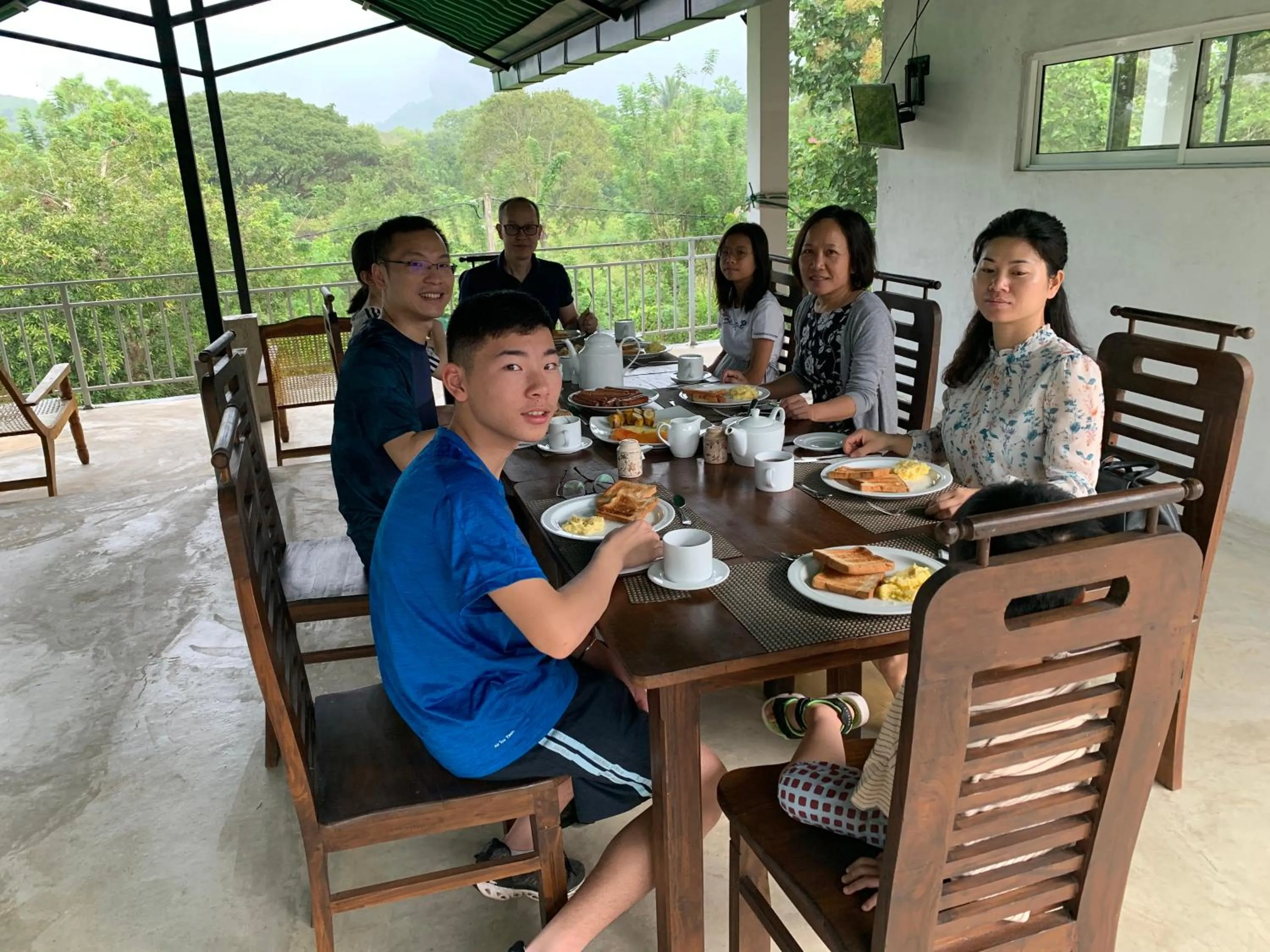 English/Irish breakfast in Sigiriya Rock Hide