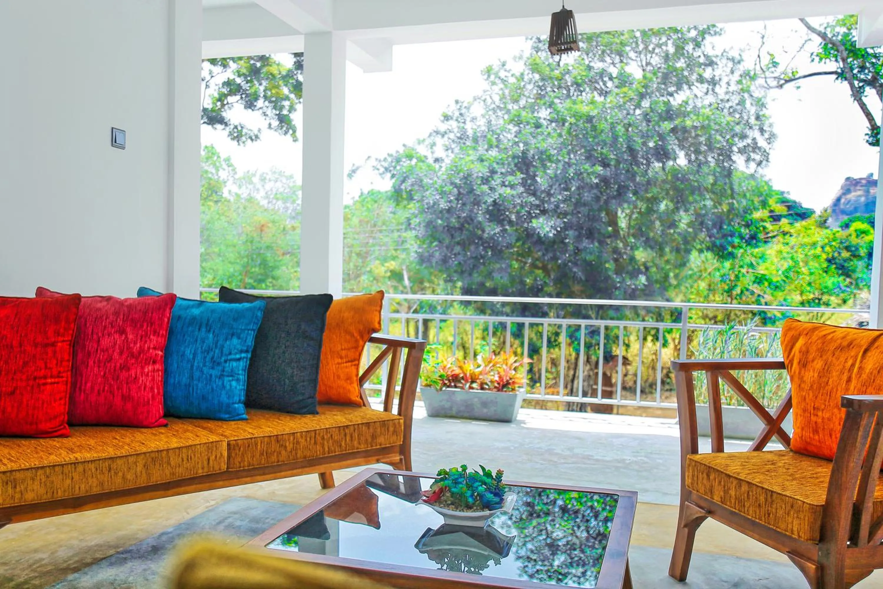 Lobby or reception in Sigiriya Rock Hide