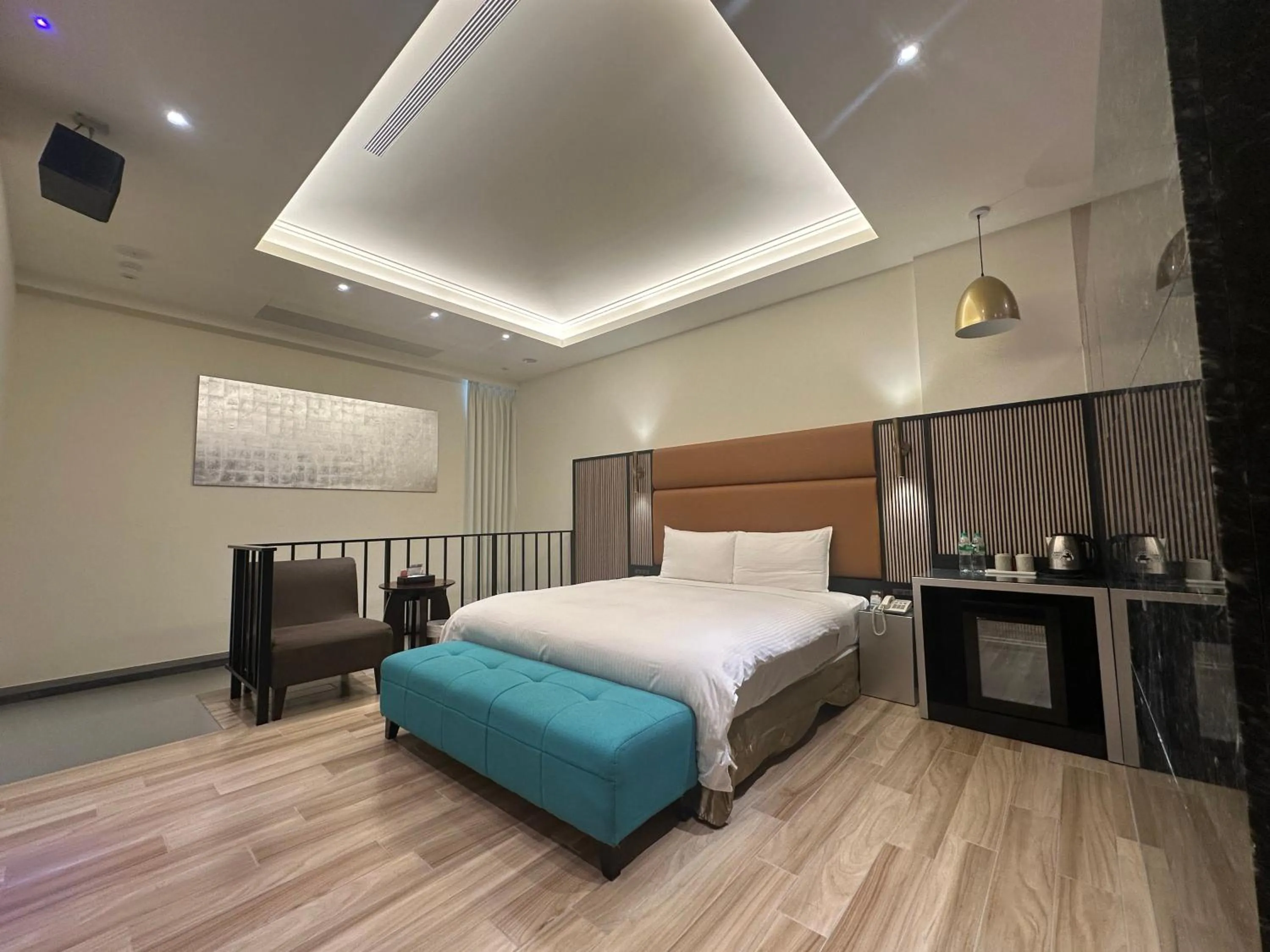 Bed in G.SHOCK Motel