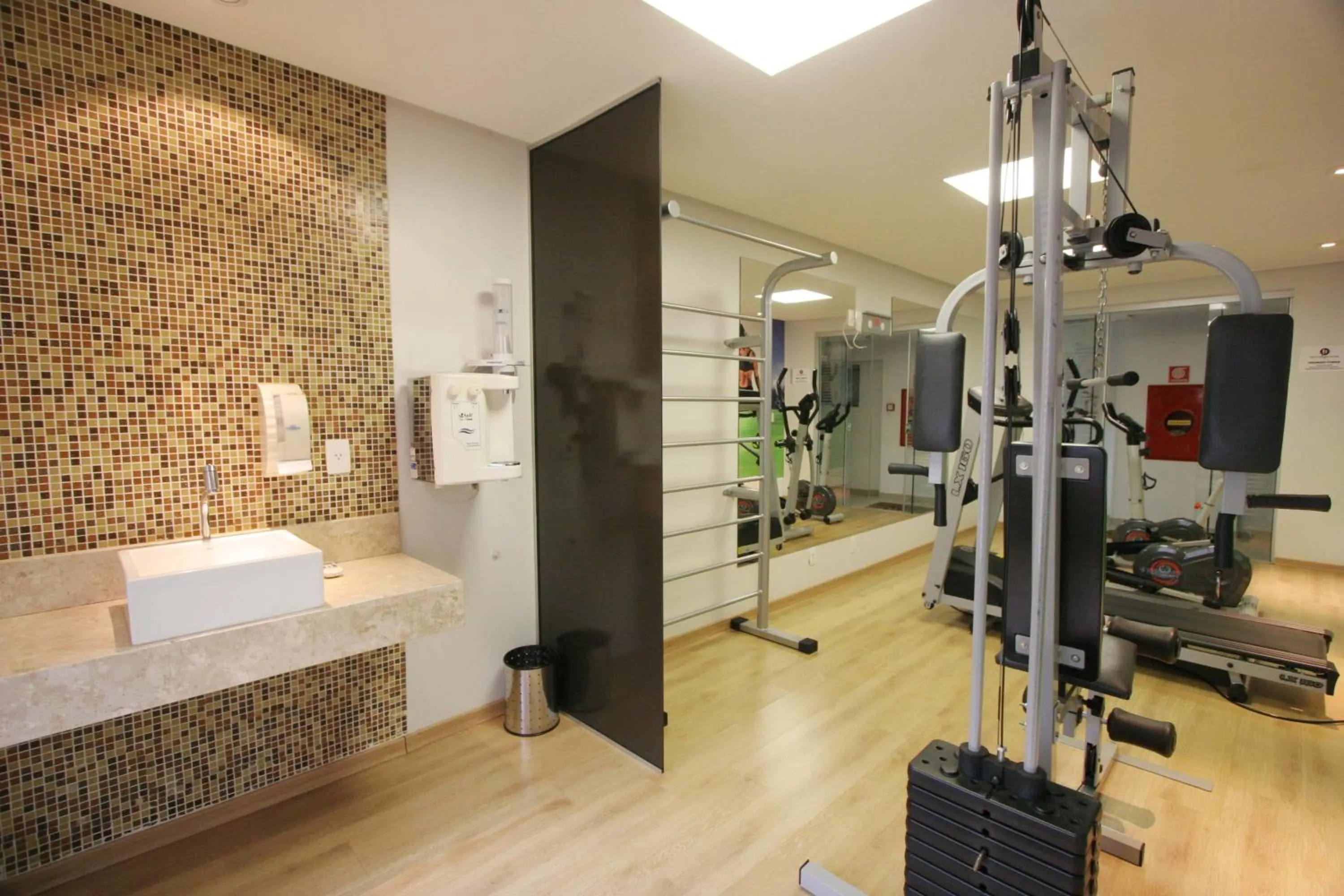 Fitness centre/facilities in Hotel Maione