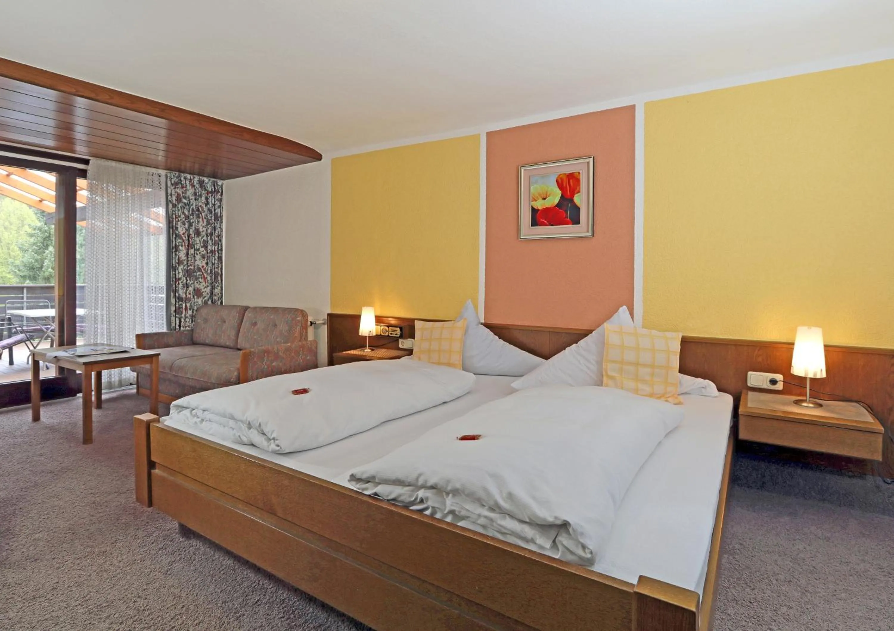 Bed in Landgasthof zur Linde