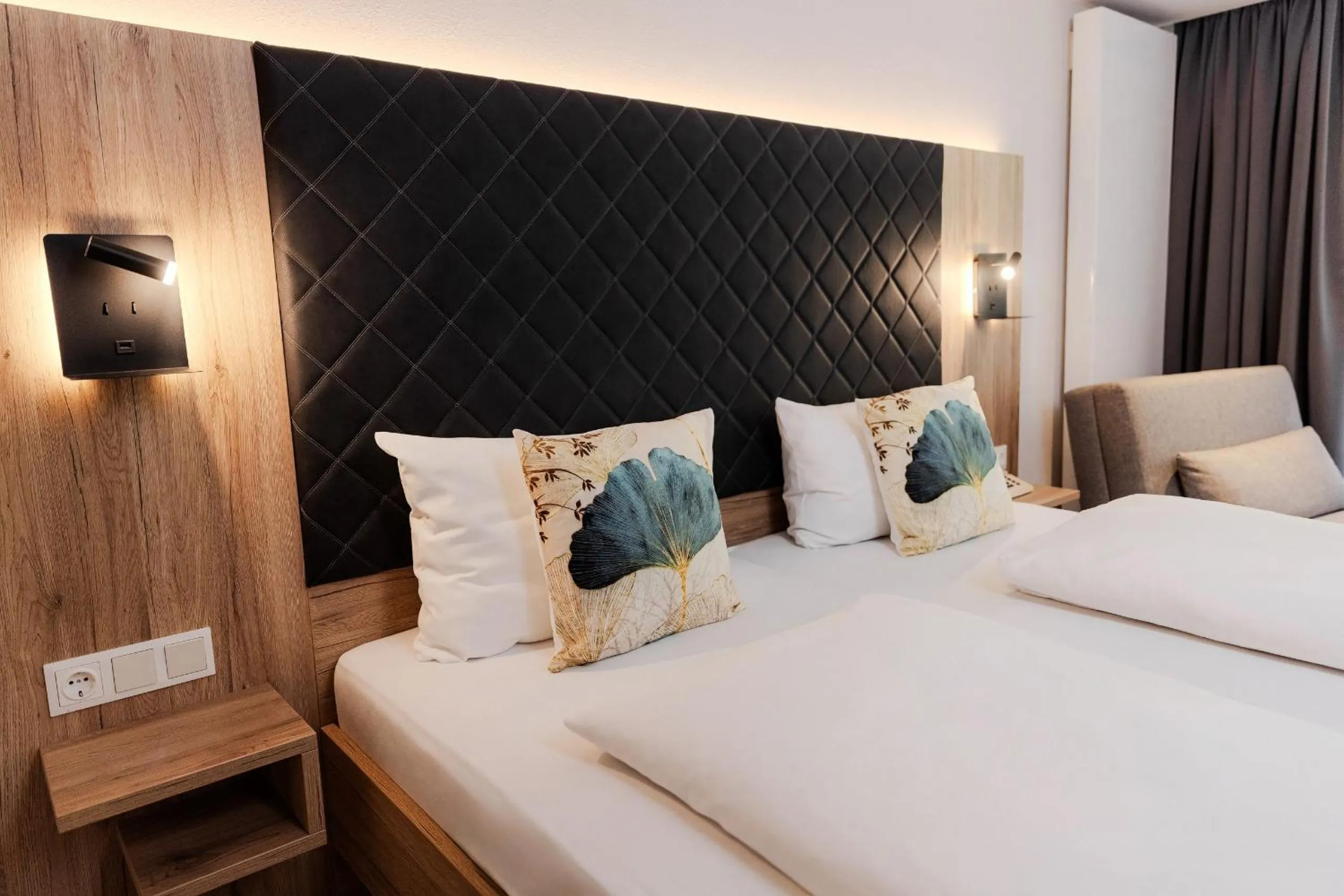 Bed in Landgasthof zur Linde