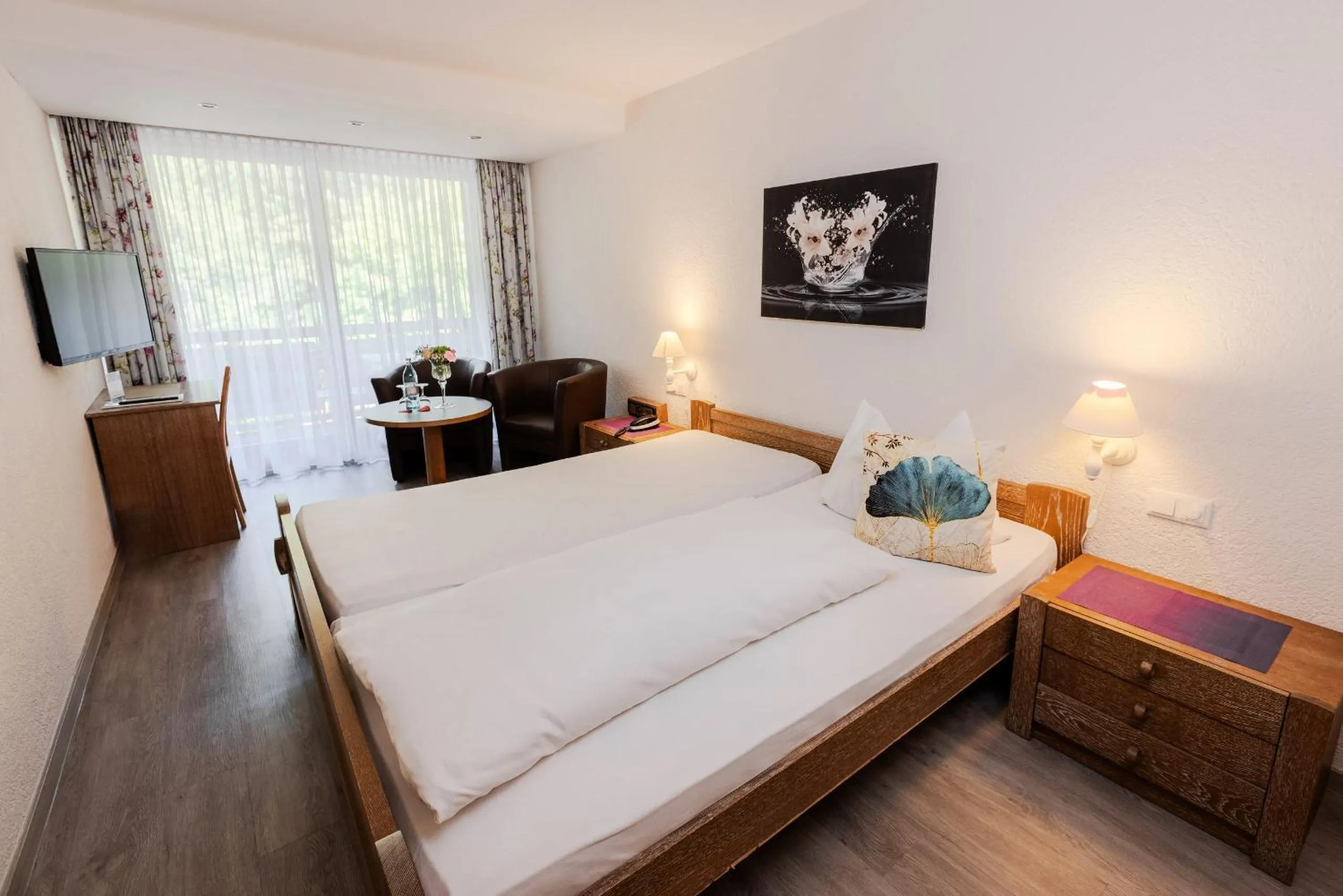 Bed in Landgasthof zur Linde