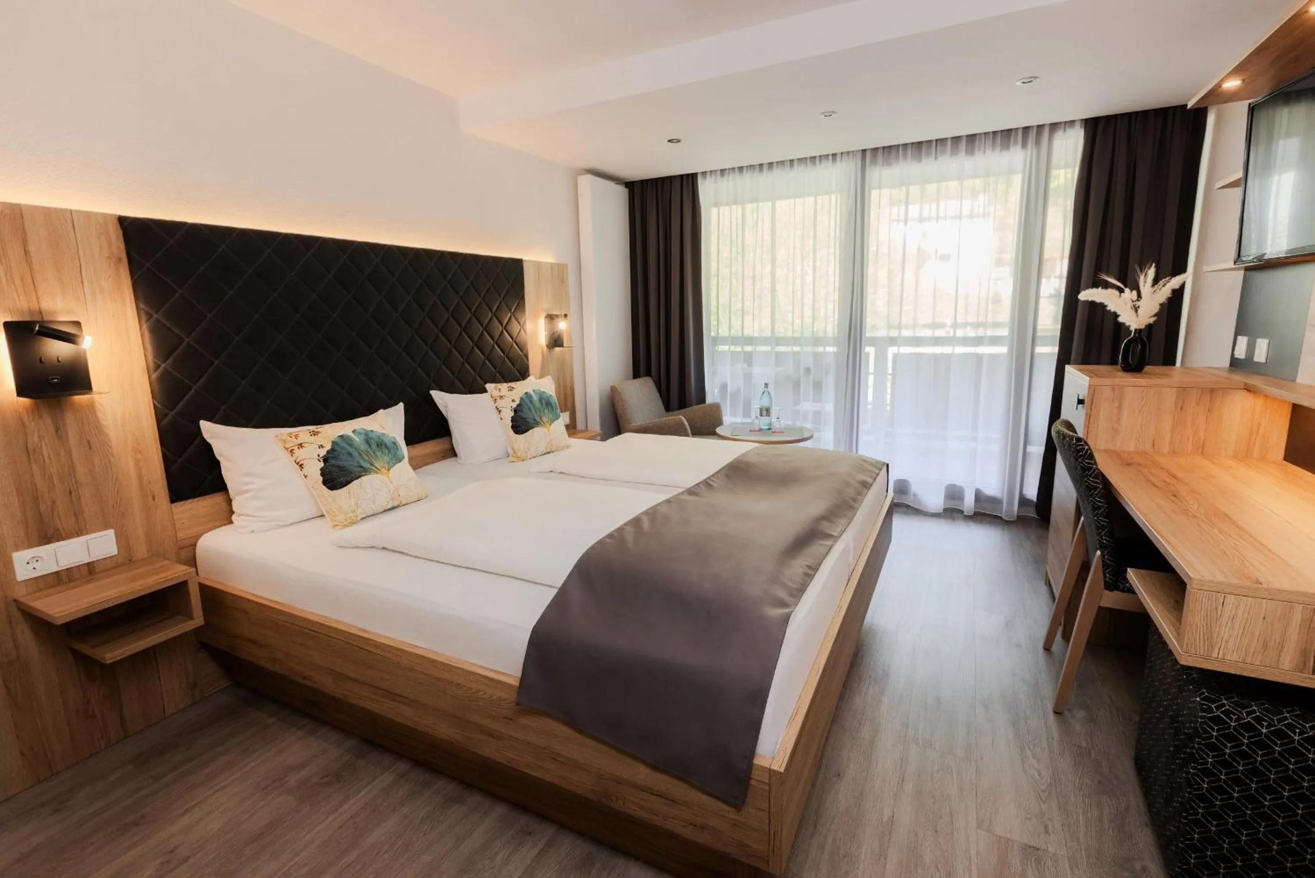 Bed in Landgasthof zur Linde