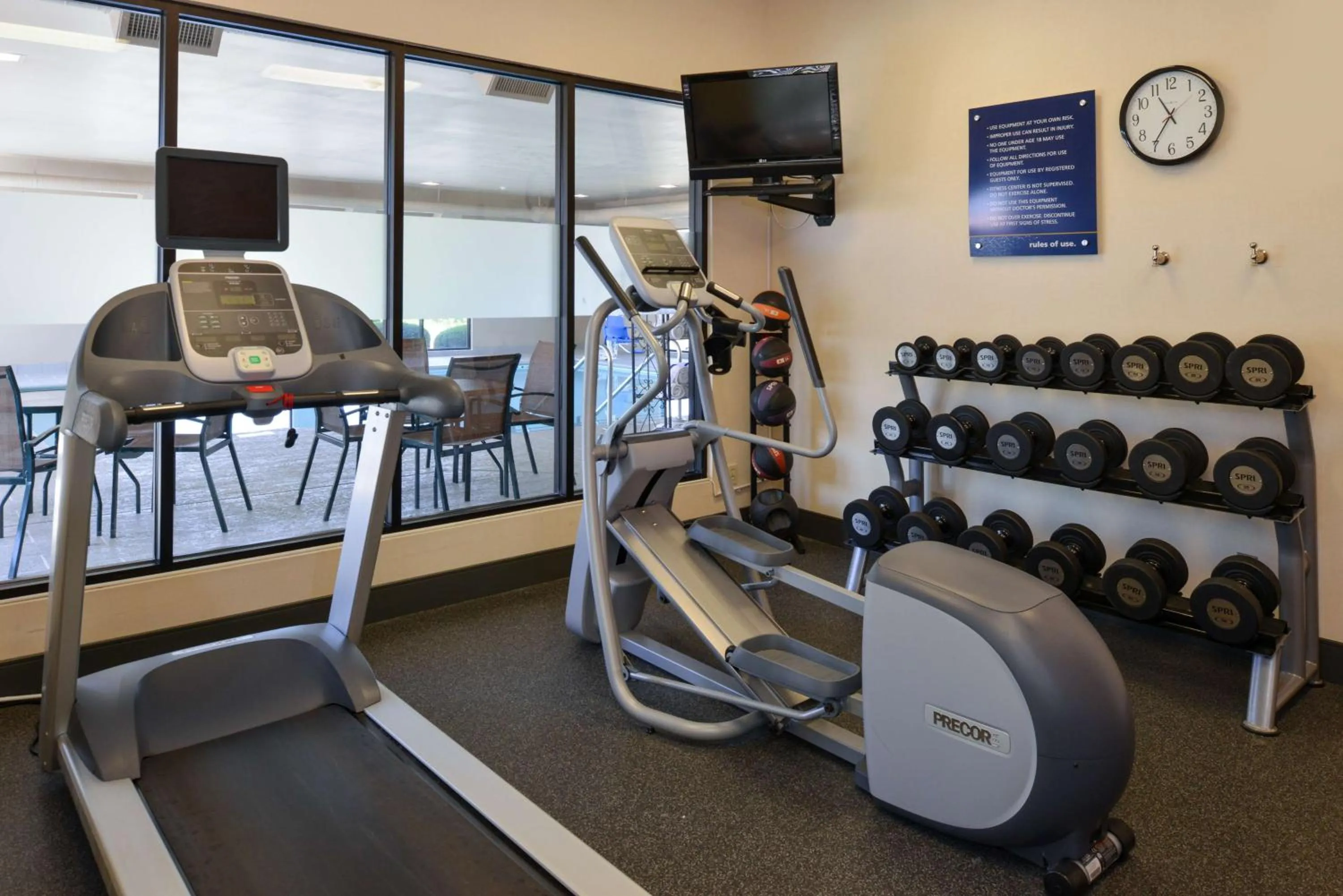 Fitness centre/facilities in Hampton Inn Carbondale