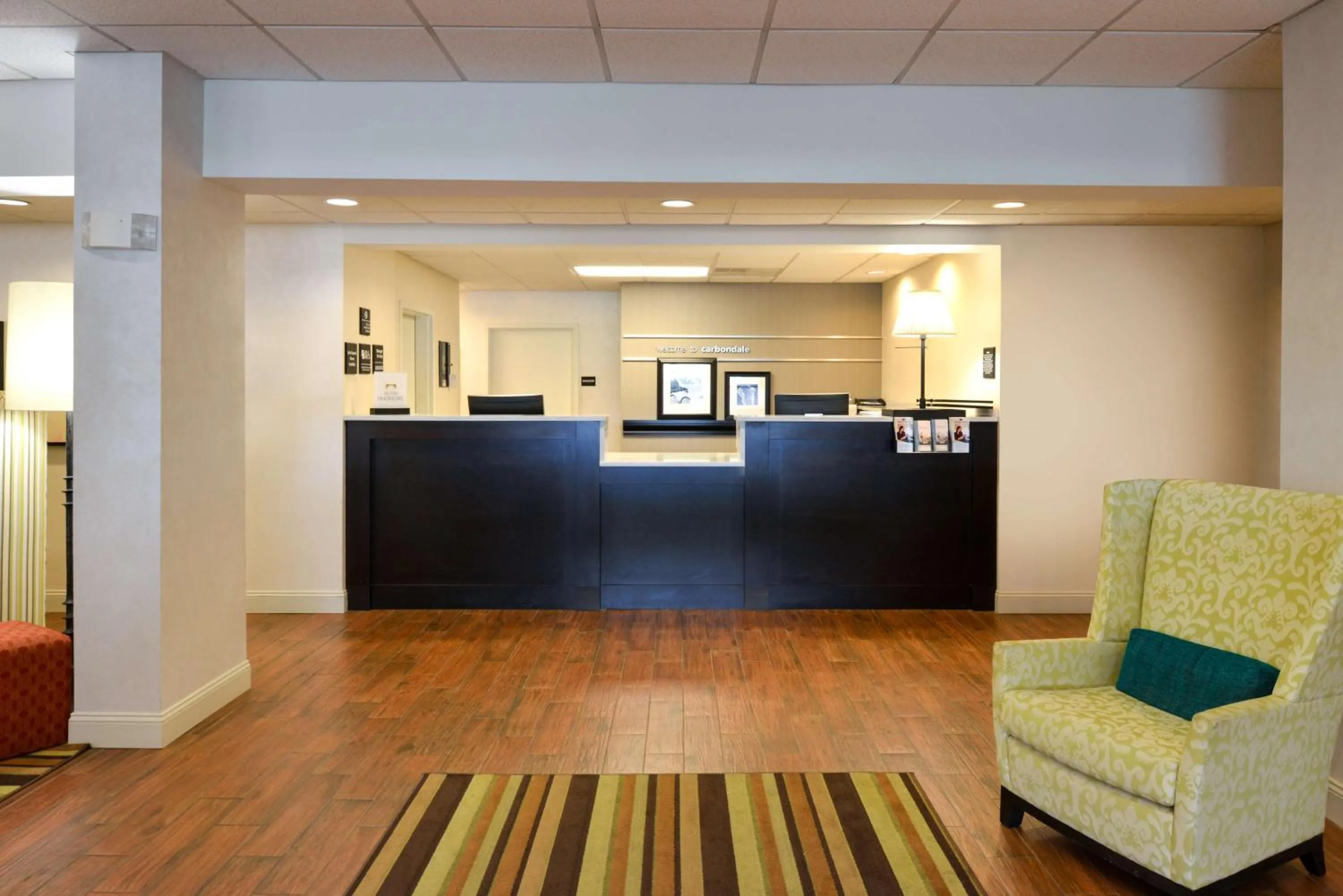 Lobby or reception in Hampton Inn Carbondale