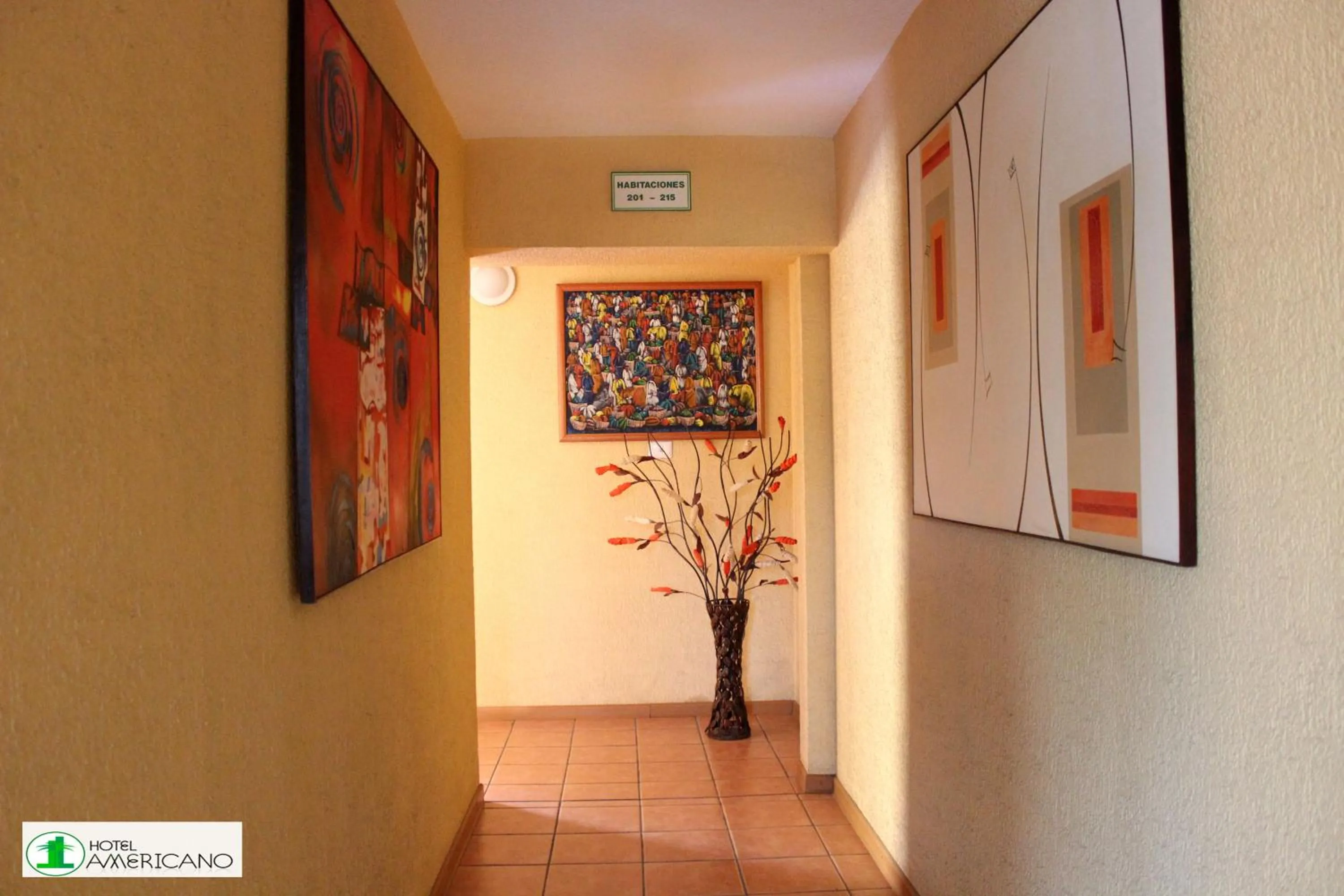 Decorative detail in Hotel Americano