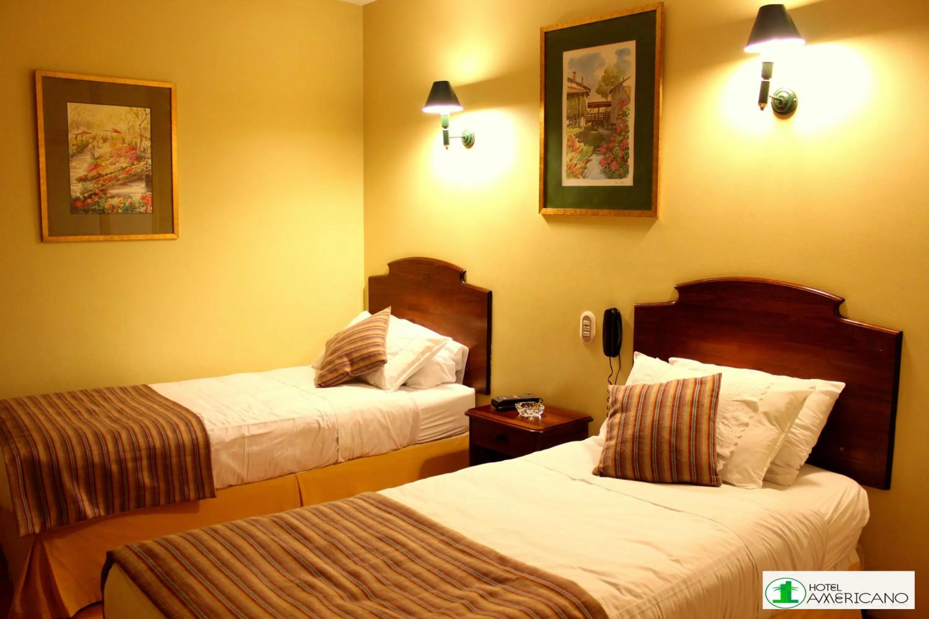 Bed in Hotel Americano