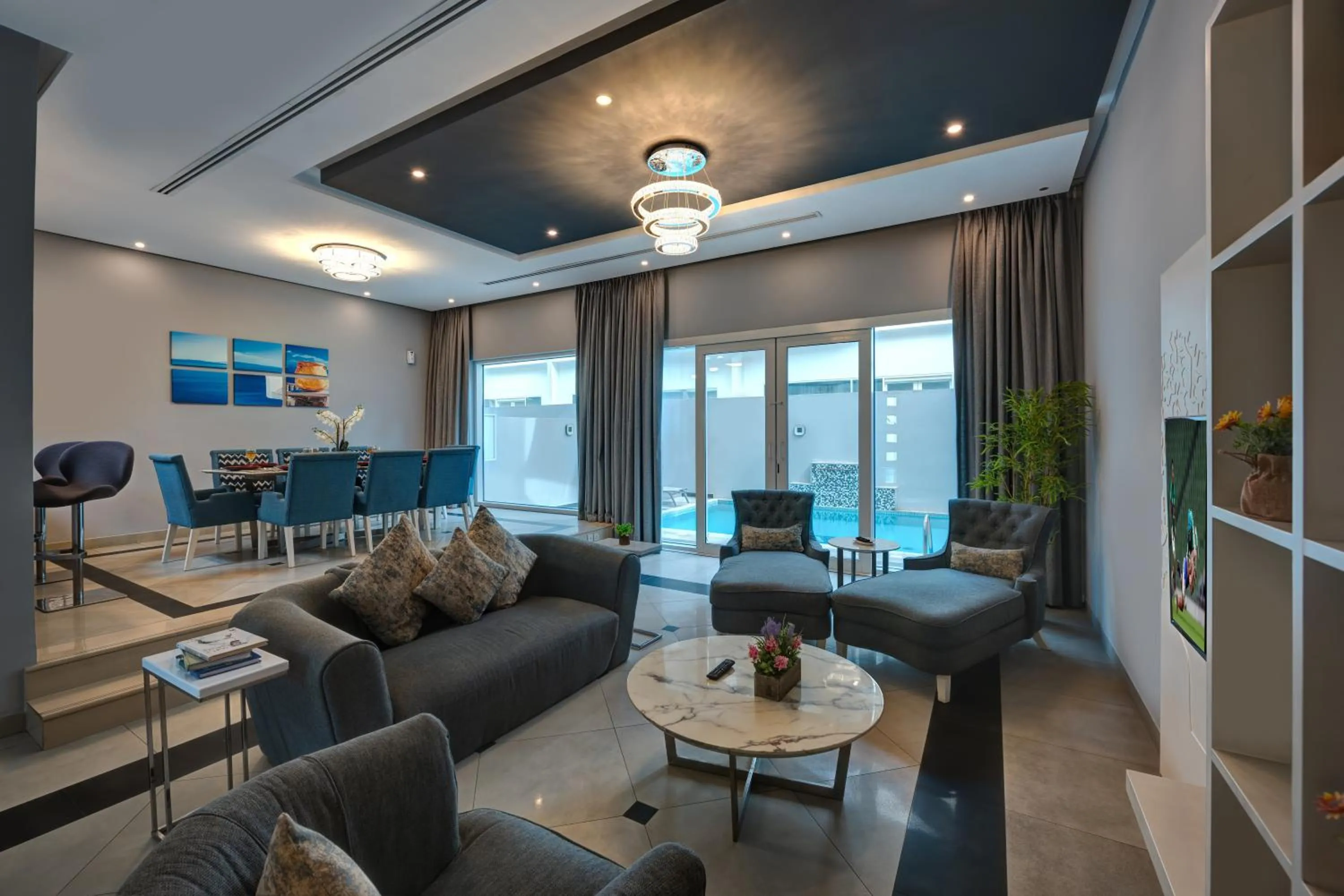 Dining area in KAY Homes