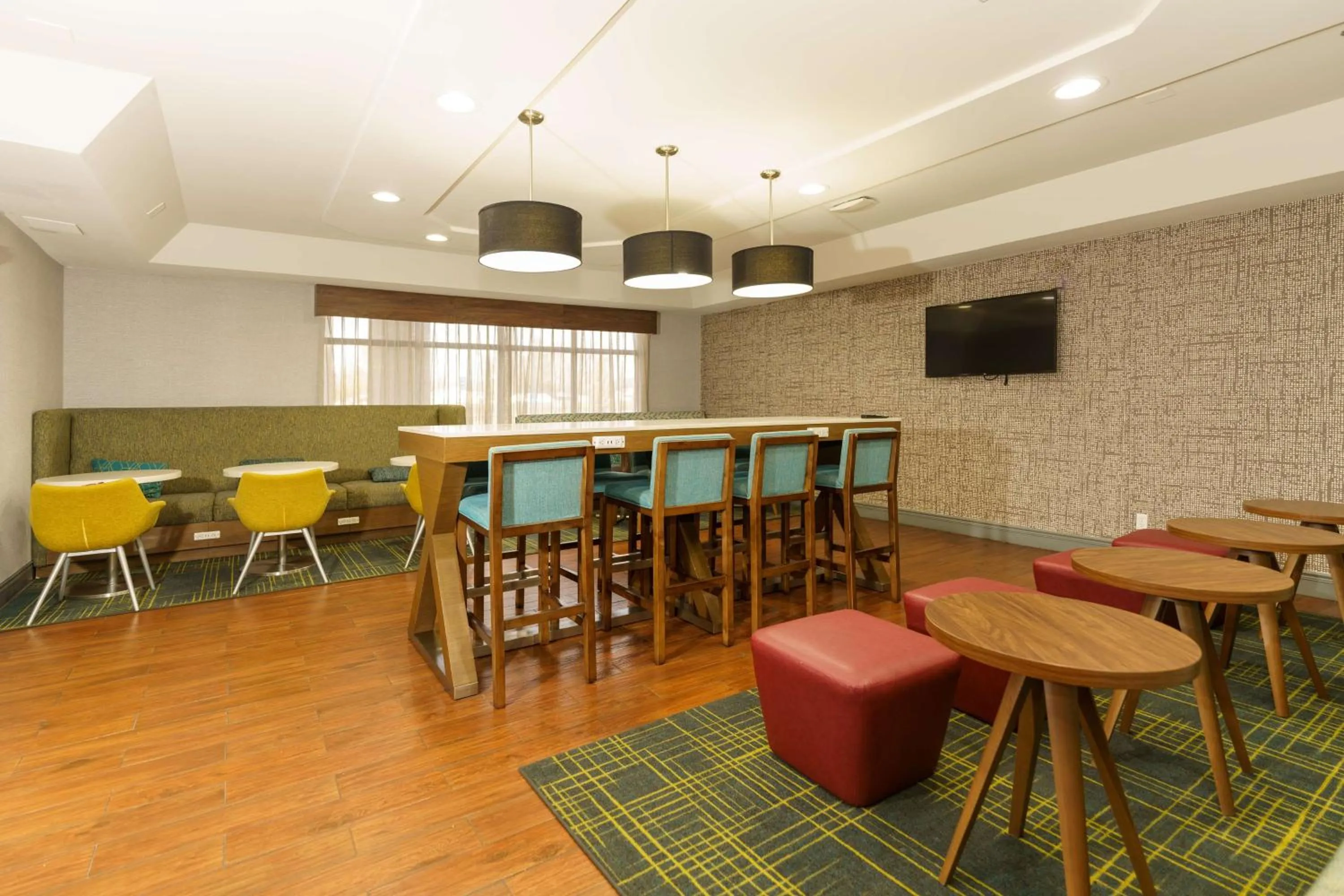 Lobby or reception in Hampton Inn Hutchinson