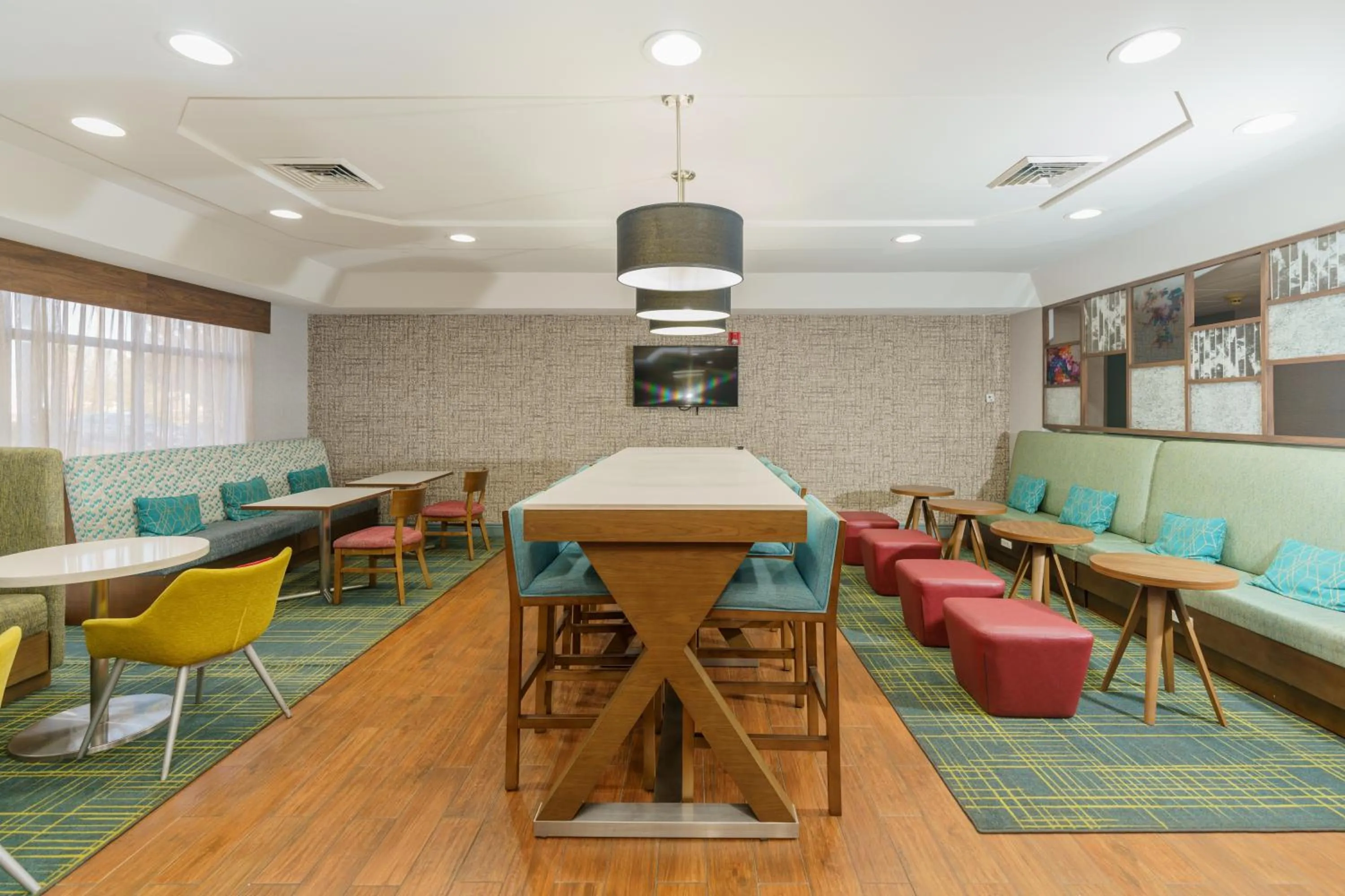 Lobby or reception in Hampton Inn Hutchinson