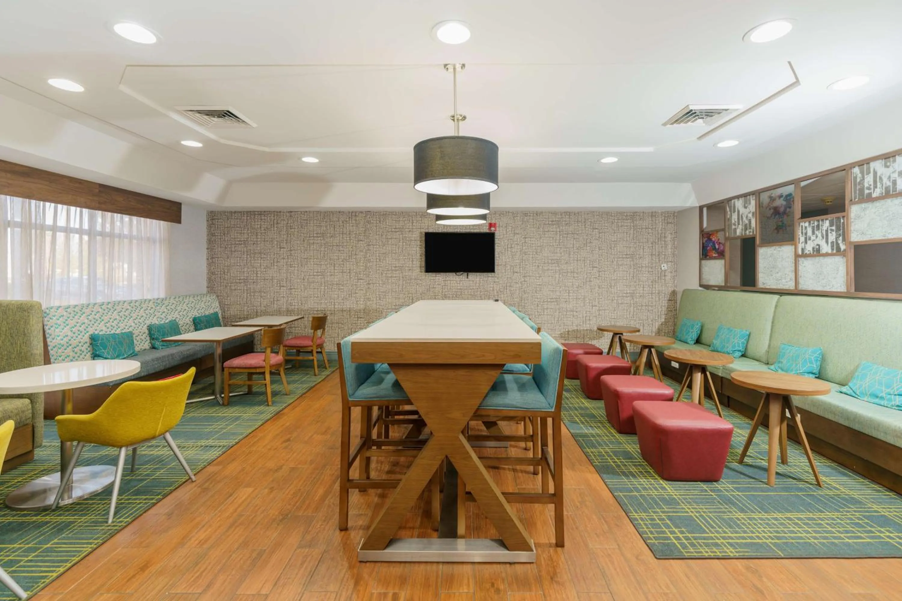 Lobby or reception in Hampton Inn Hutchinson