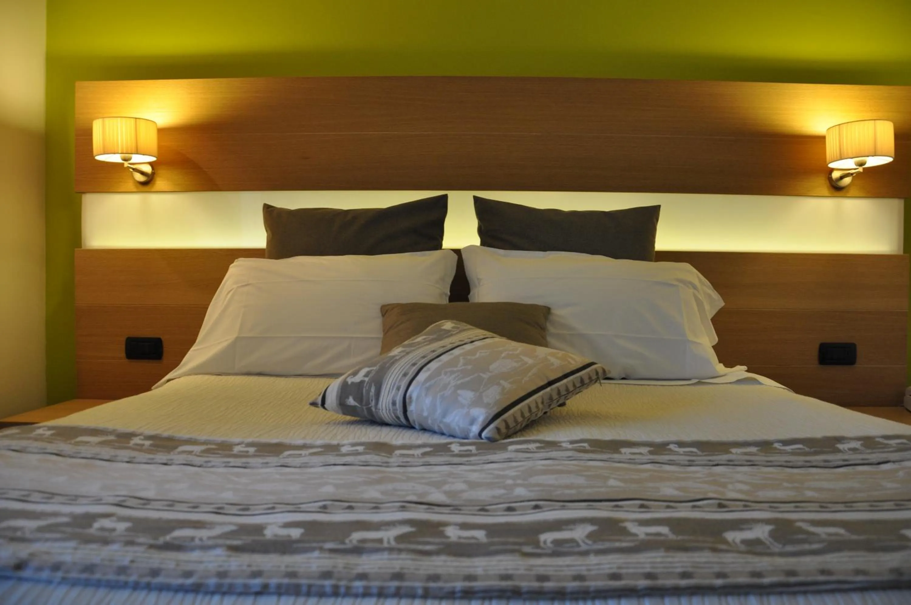 Bed in Hotel Saint Pierre