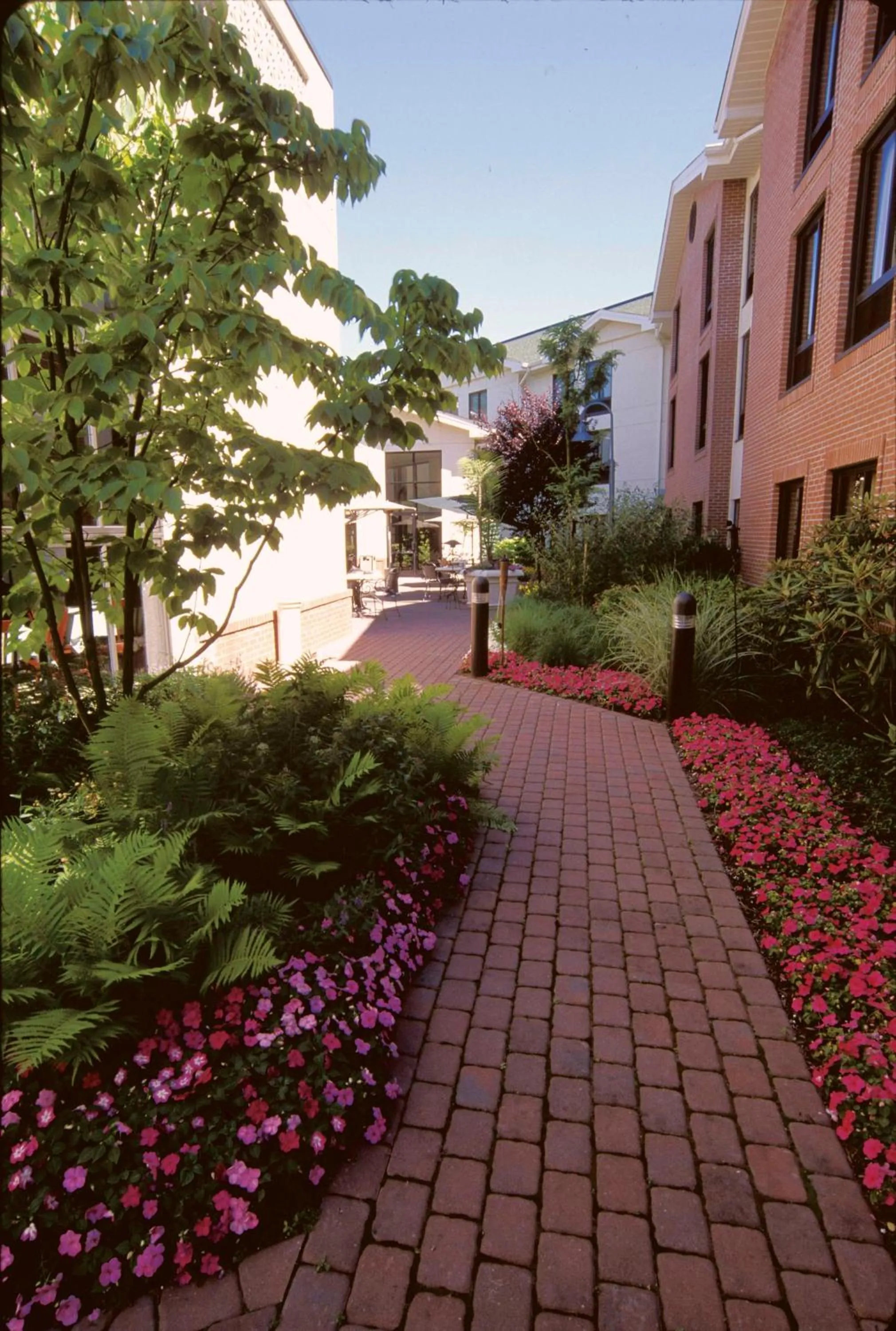 Inner courtyard view in Hampton Inn & Suites Fairfield