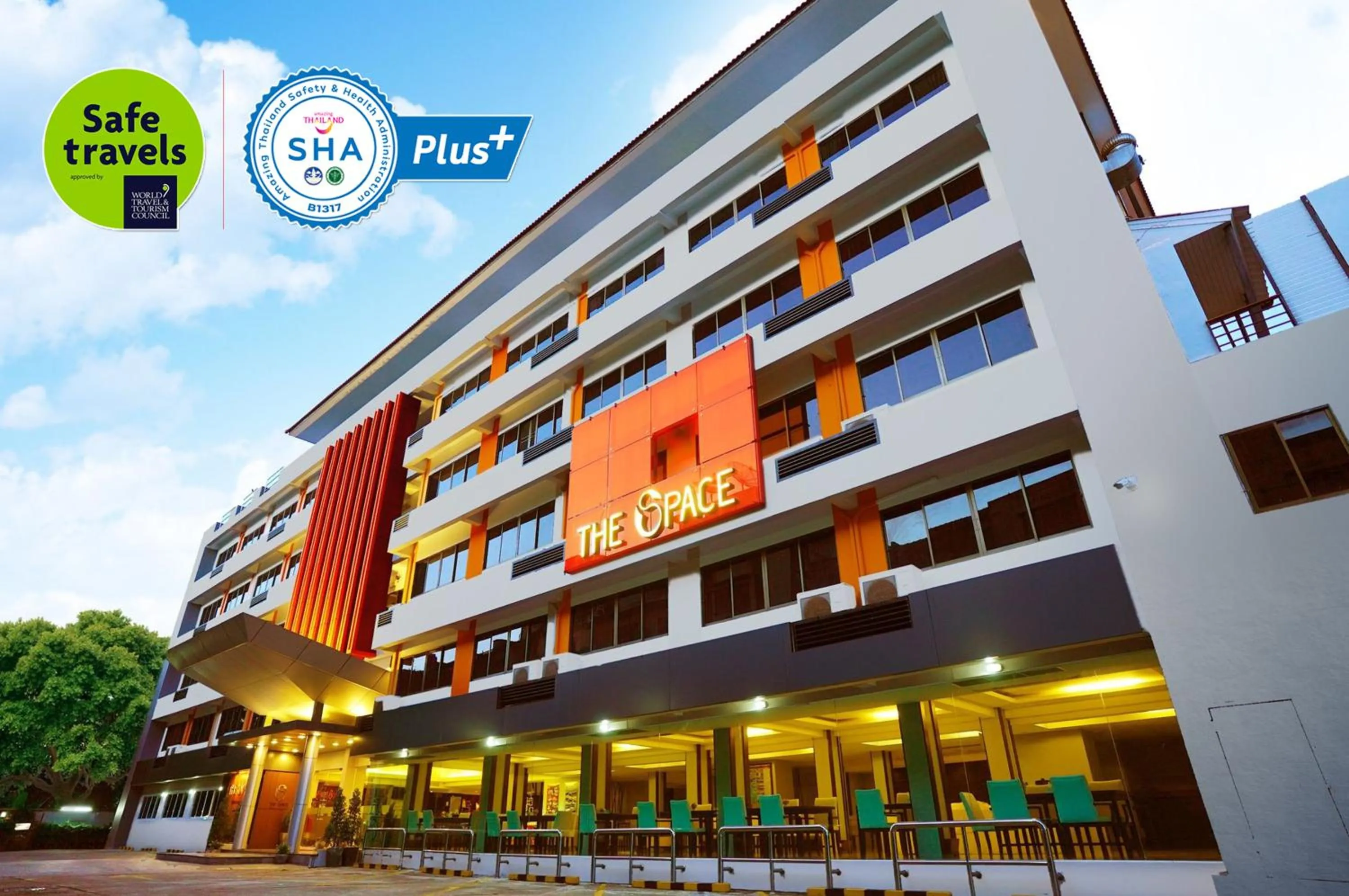 Property building in The Space Hotel Chiang Rai