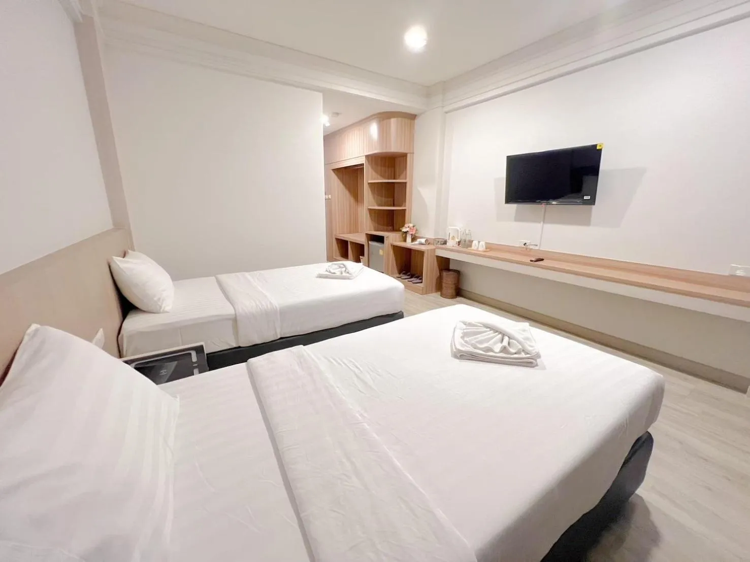 TV and multimedia, Bed in The Space Hotel Chiang Rai