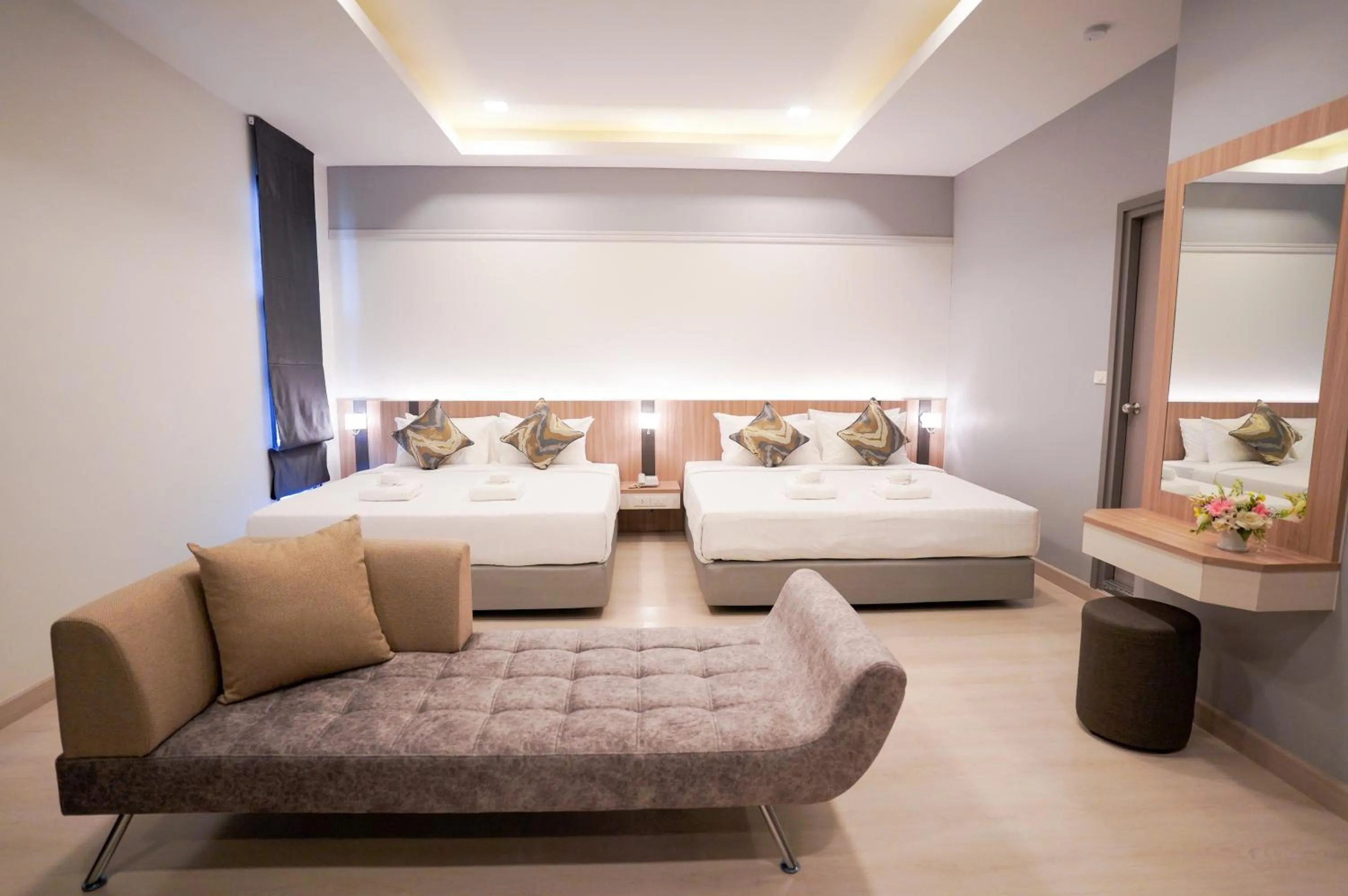 Bedroom, Bed in The Space Hotel Chiang Rai