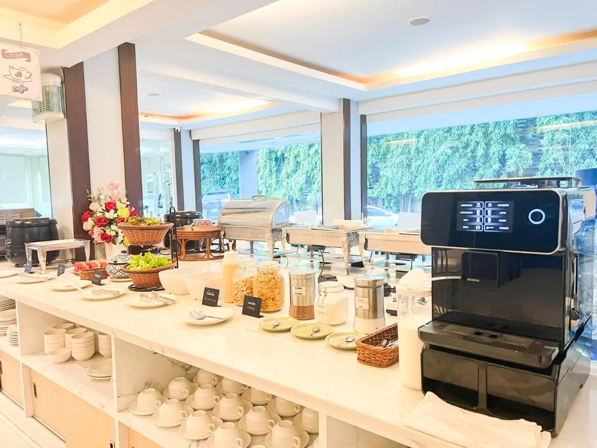 Breakfast in The Space Hotel Chiang Rai