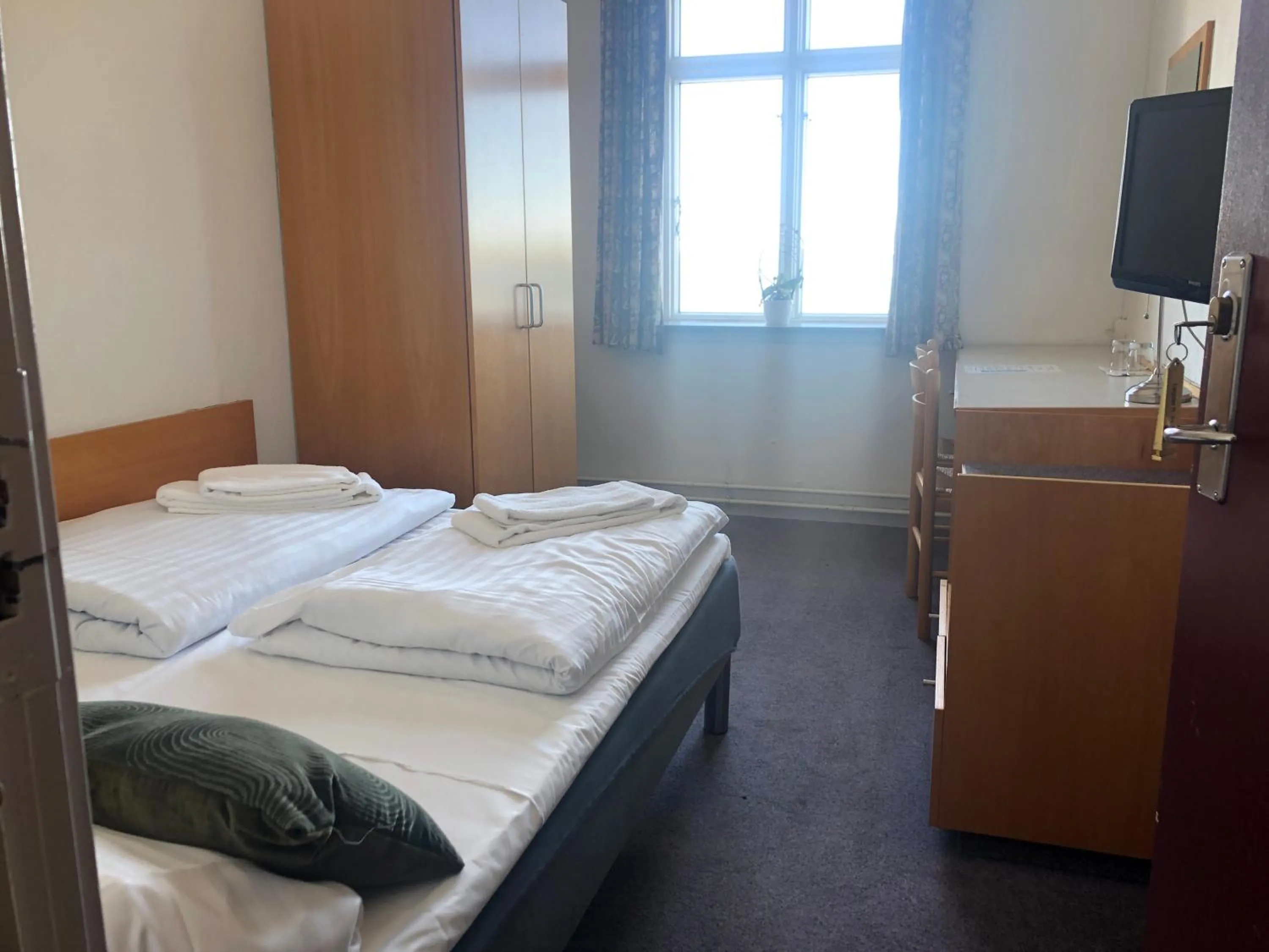 Bed in Løgstør Badehotel - Hotel du Nord