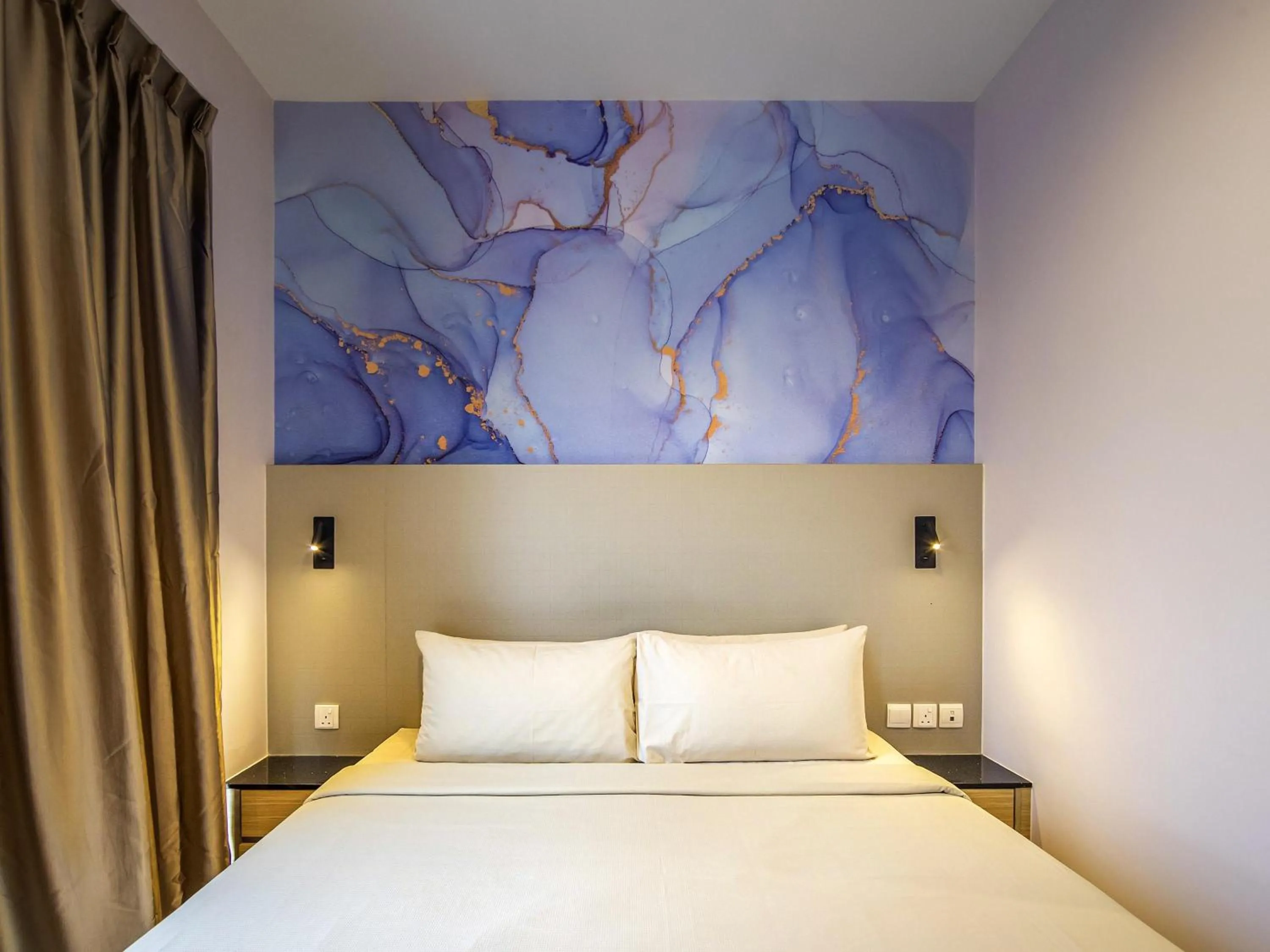 Bedroom, Bed in ibis Styles Singapore Albert