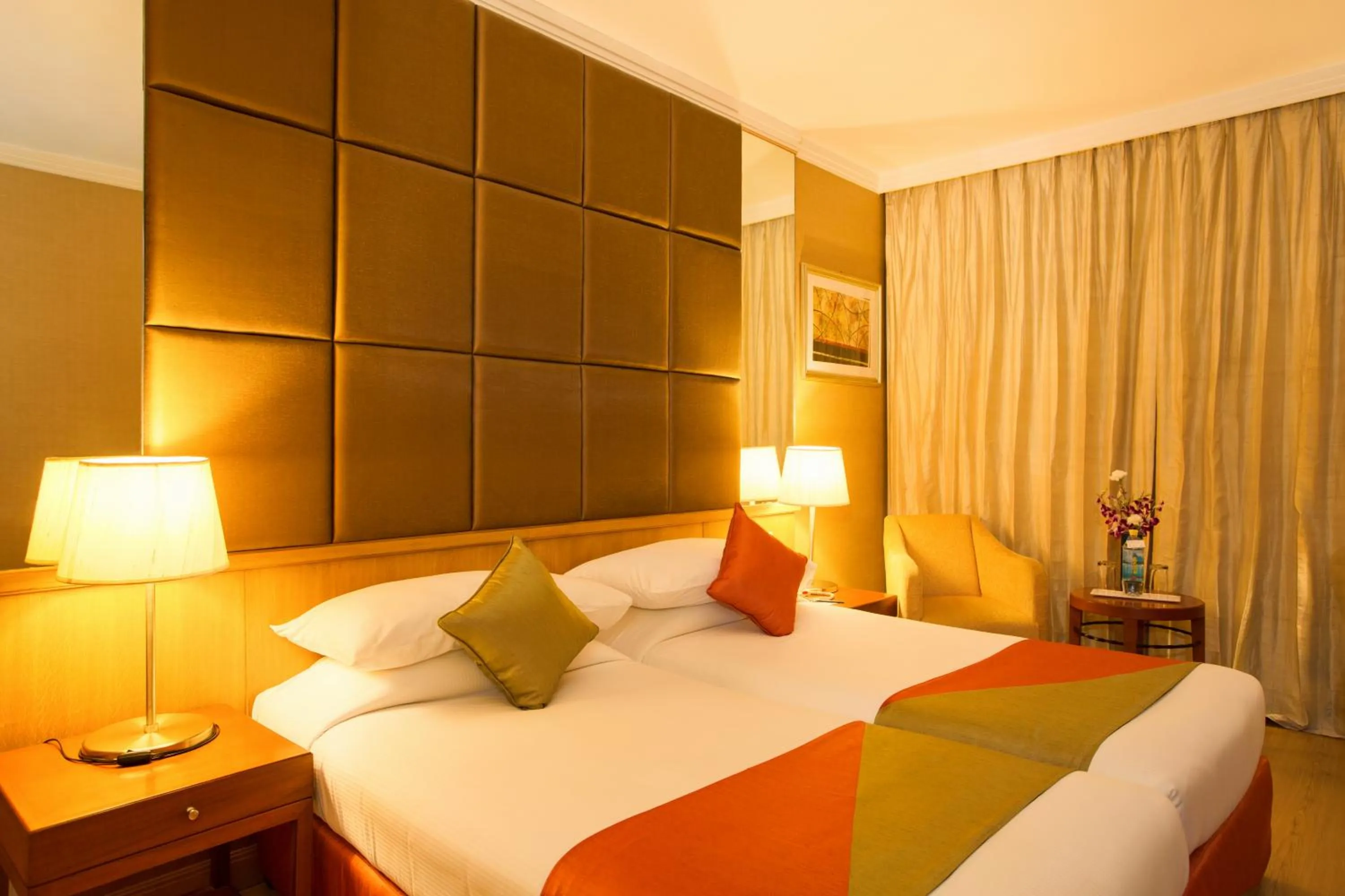 Bed in Ellaa Hotel Gachibowli