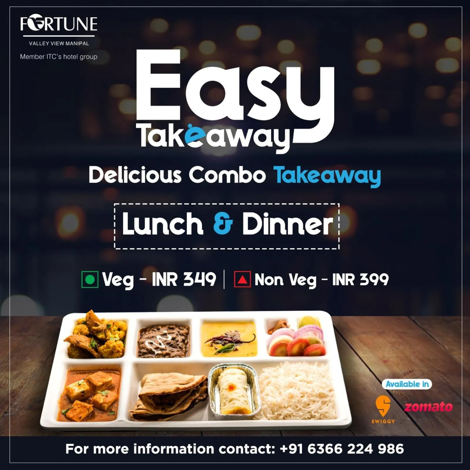 Food in Fortune Valley View, Manipal - Member ITC Hotels' Group