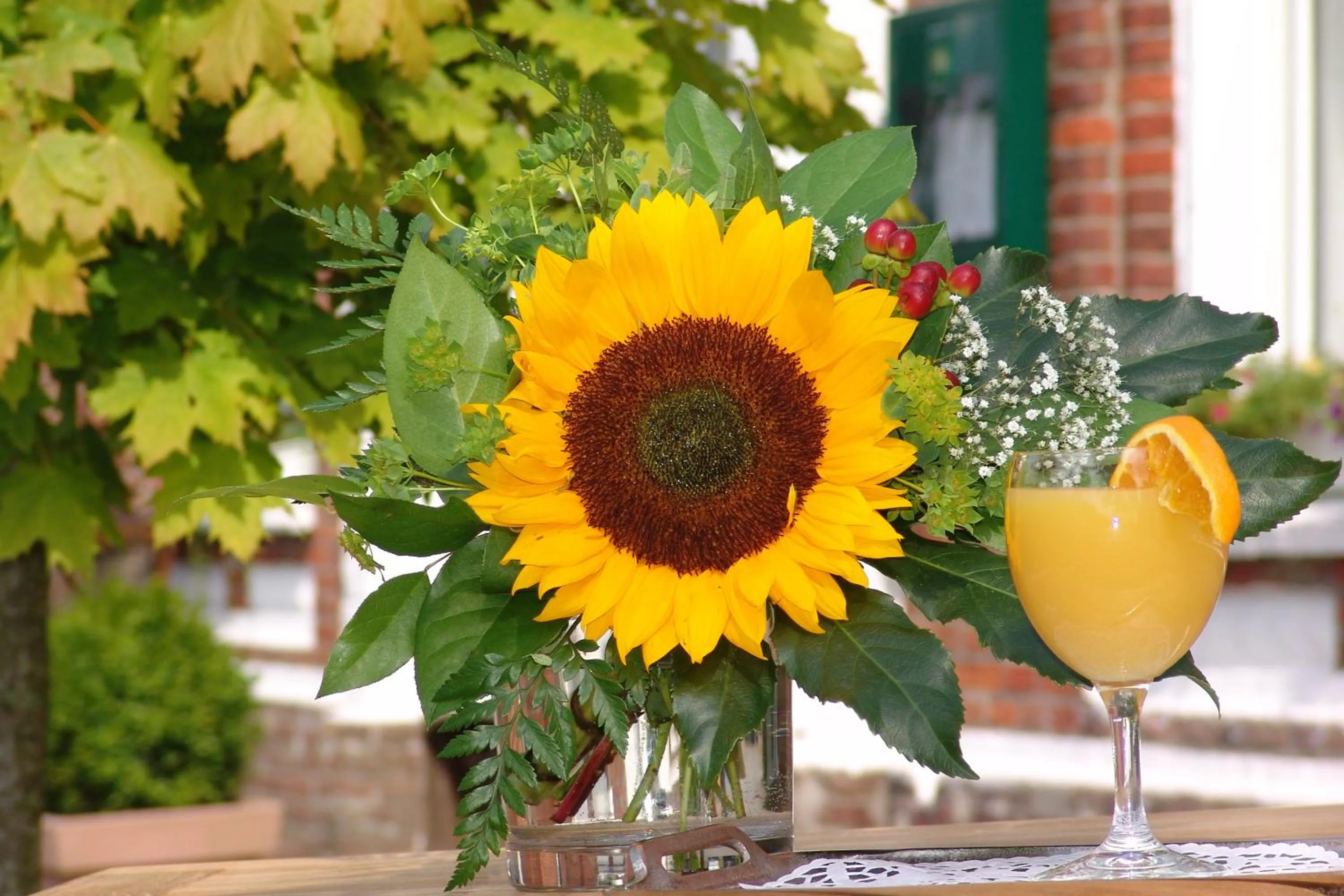 View (from property/room) in Hotel Garni Landhaus Uttum