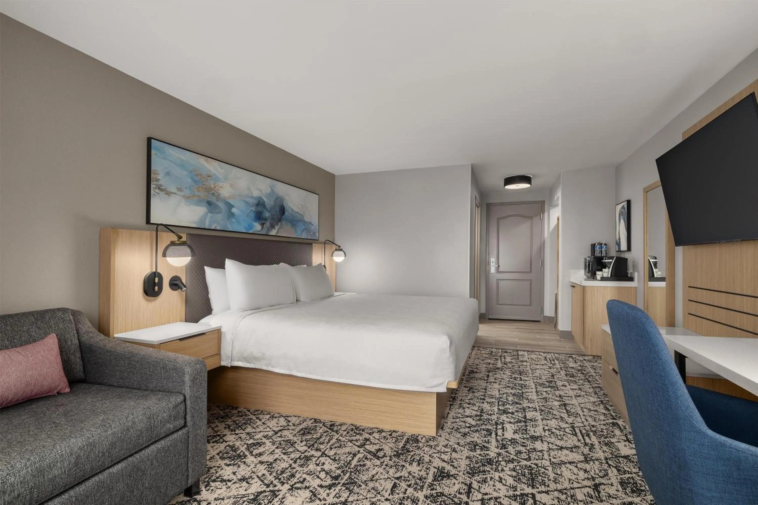 Living room, Bed in Hilton Garden Inn Washington DC/Greenbelt