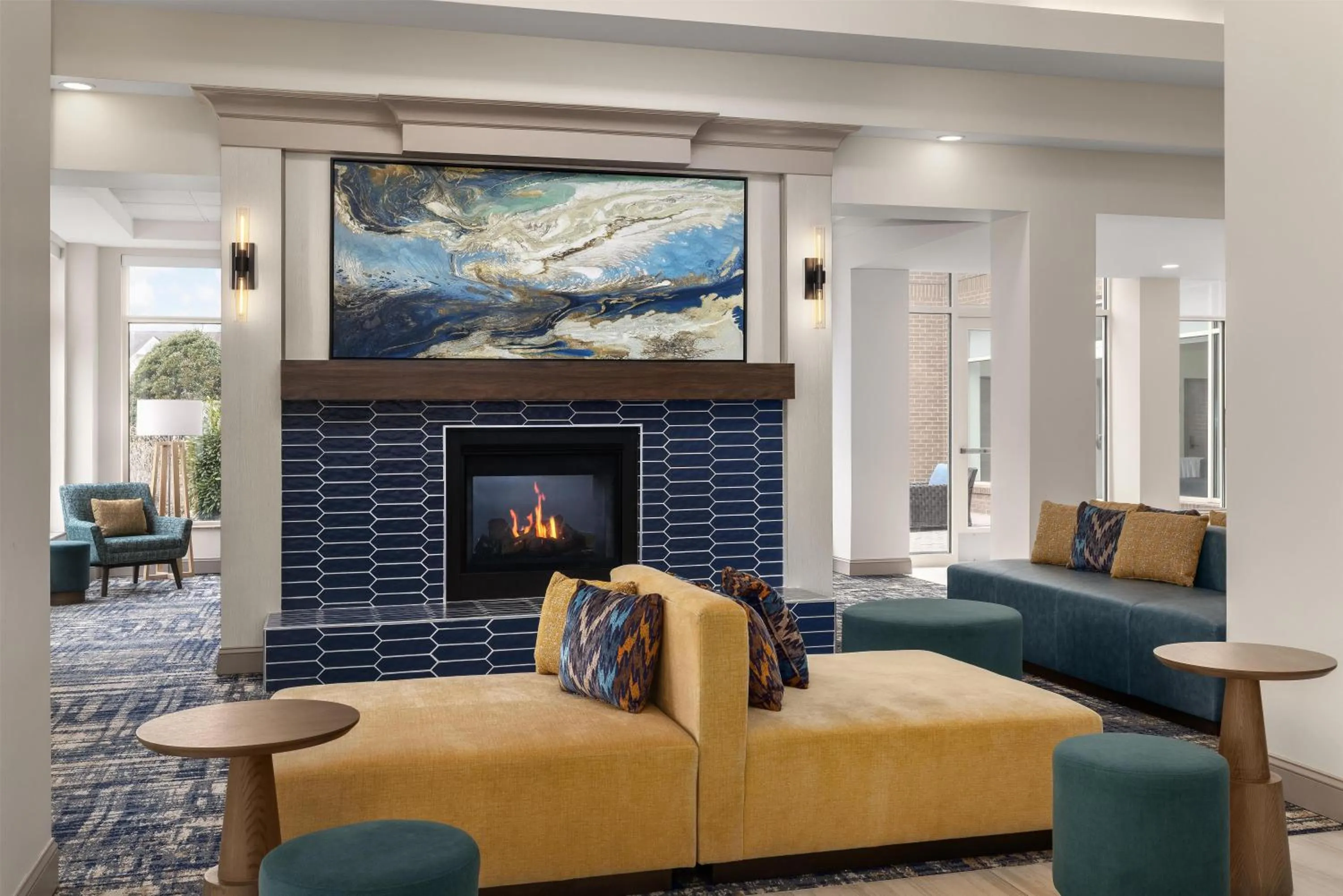 Lobby or reception in Hilton Garden Inn Washington DC/Greenbelt