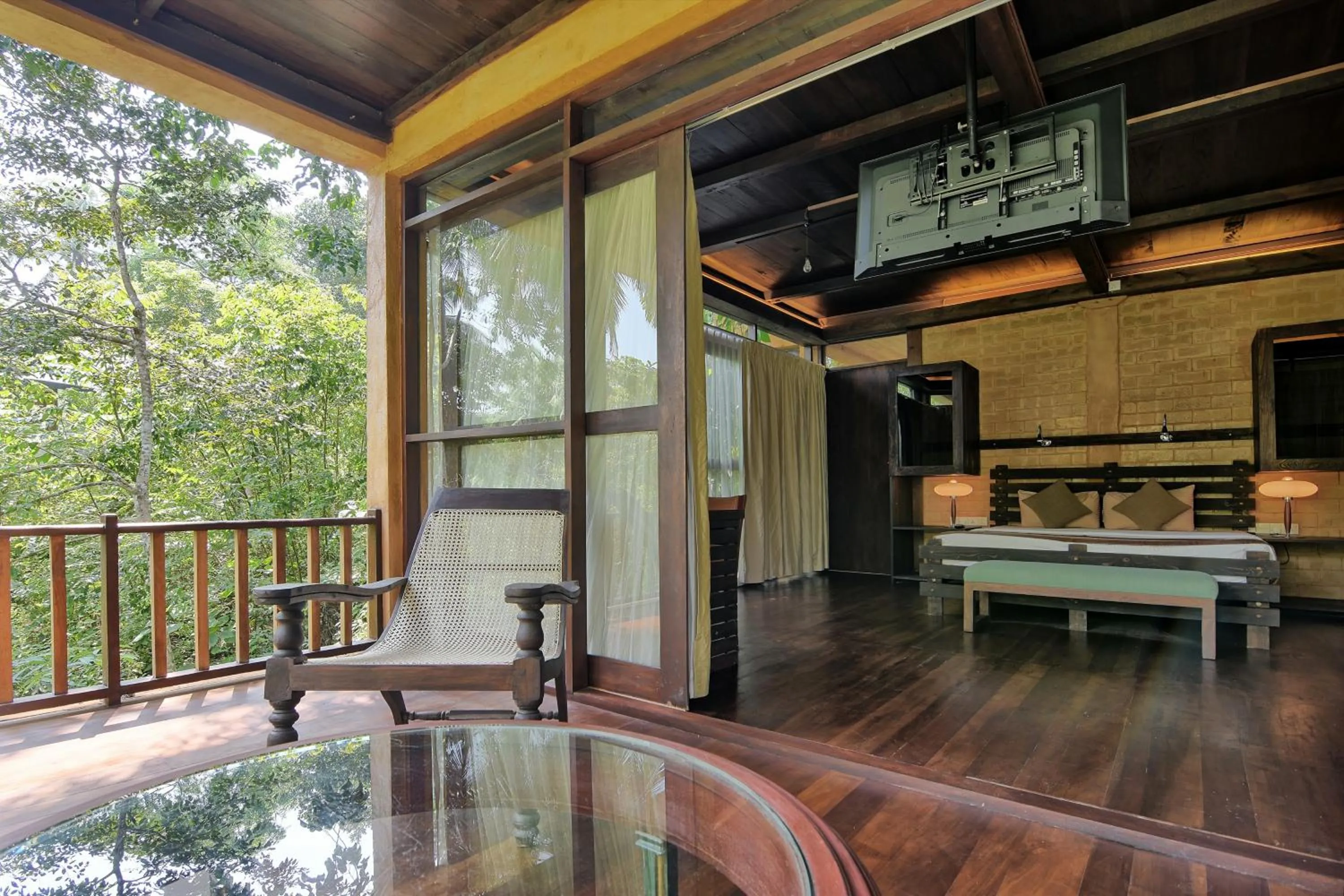 Patio in Jungle Village Unawatuna