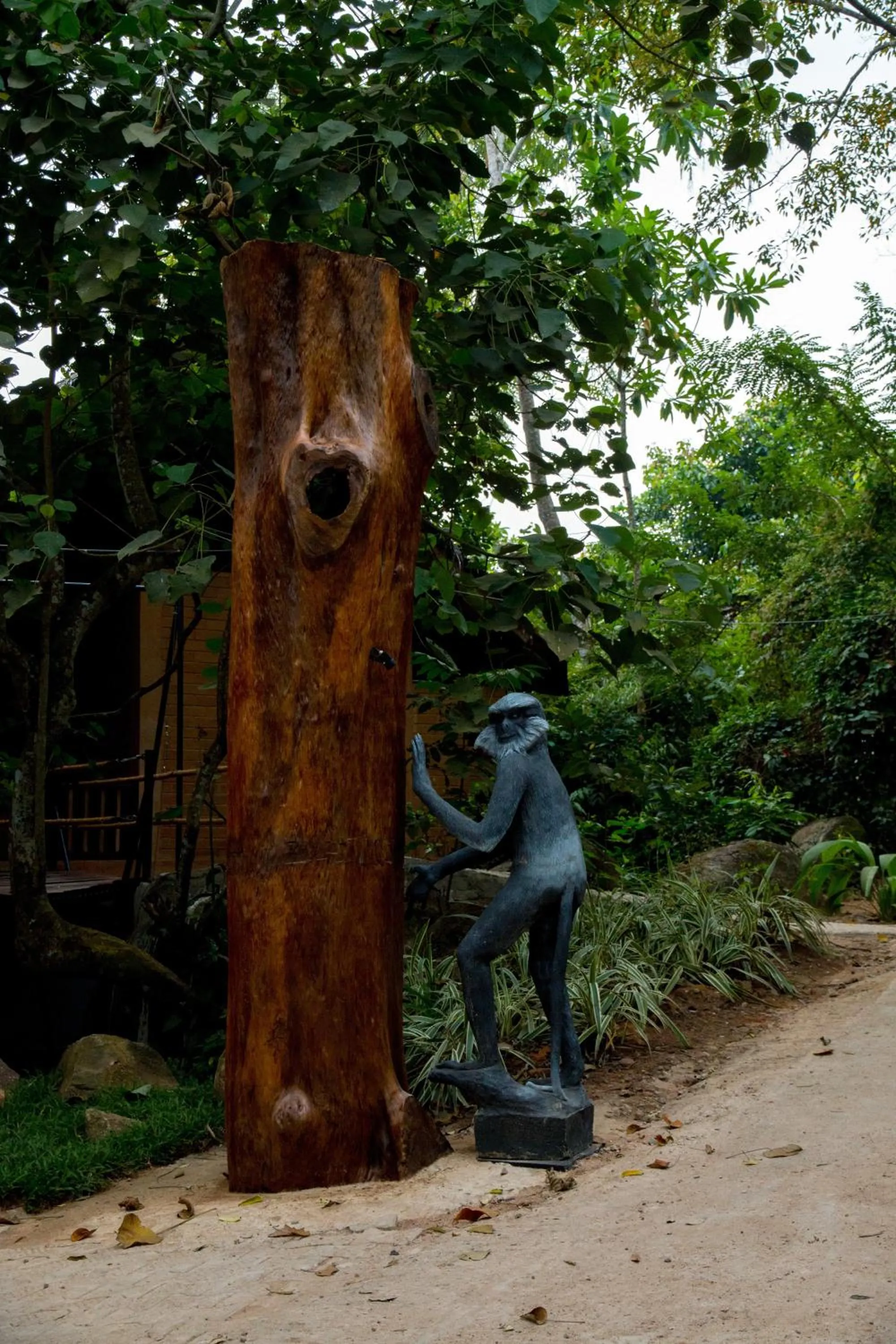 Decorative detail in Jungle Village Unawatuna