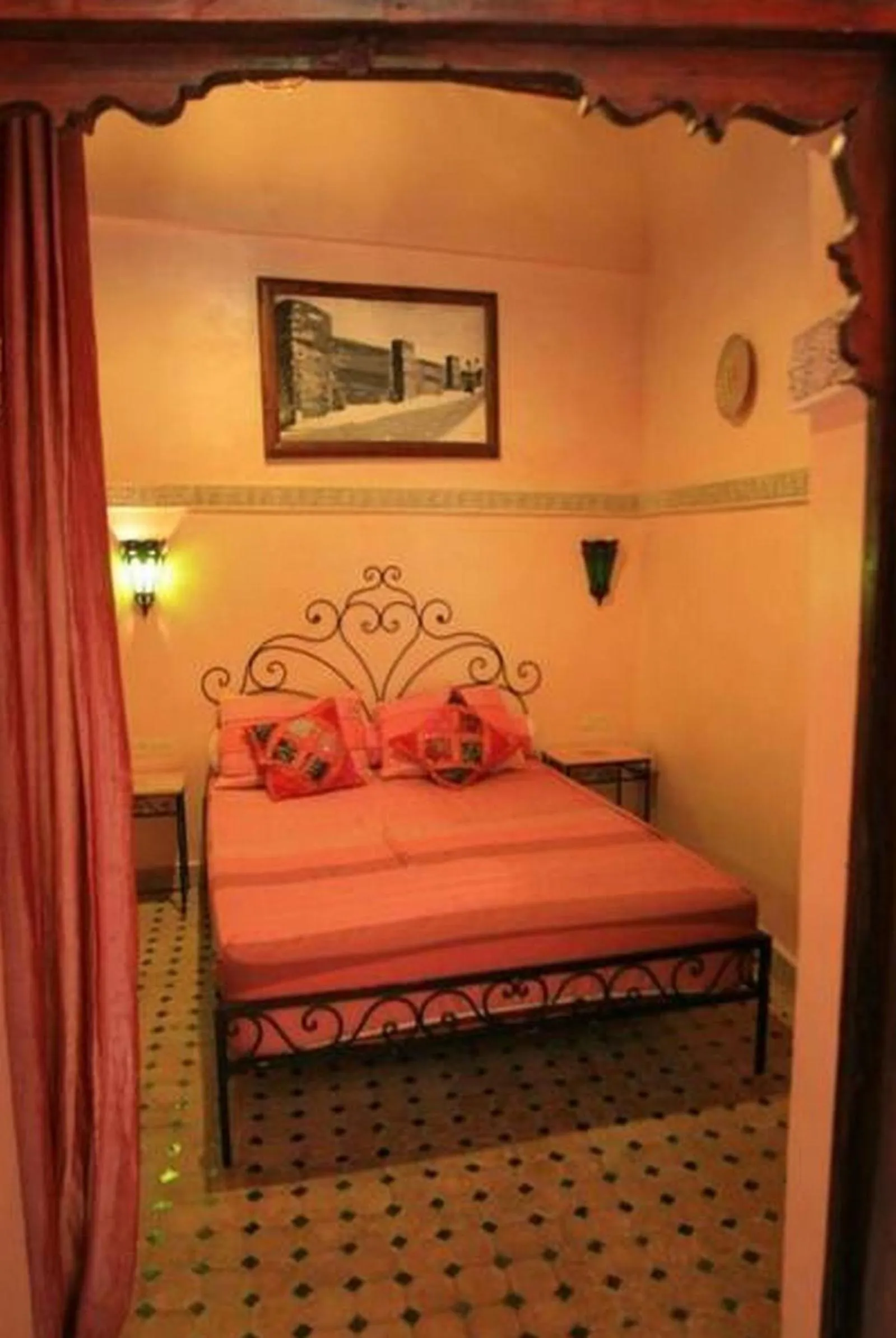 Bed in Riad Anass Al Ouali