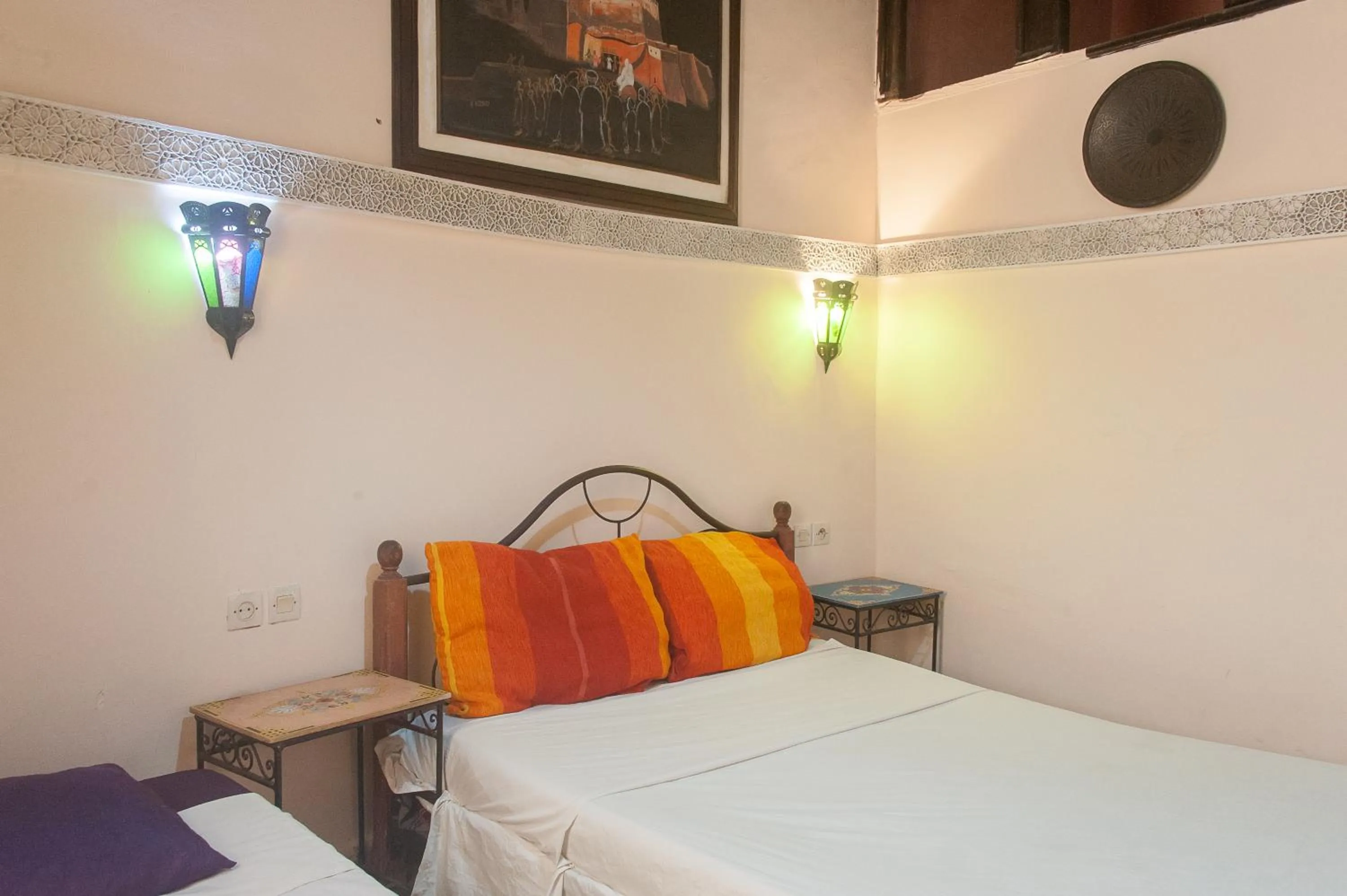 Bed in Riad Anass Al Ouali