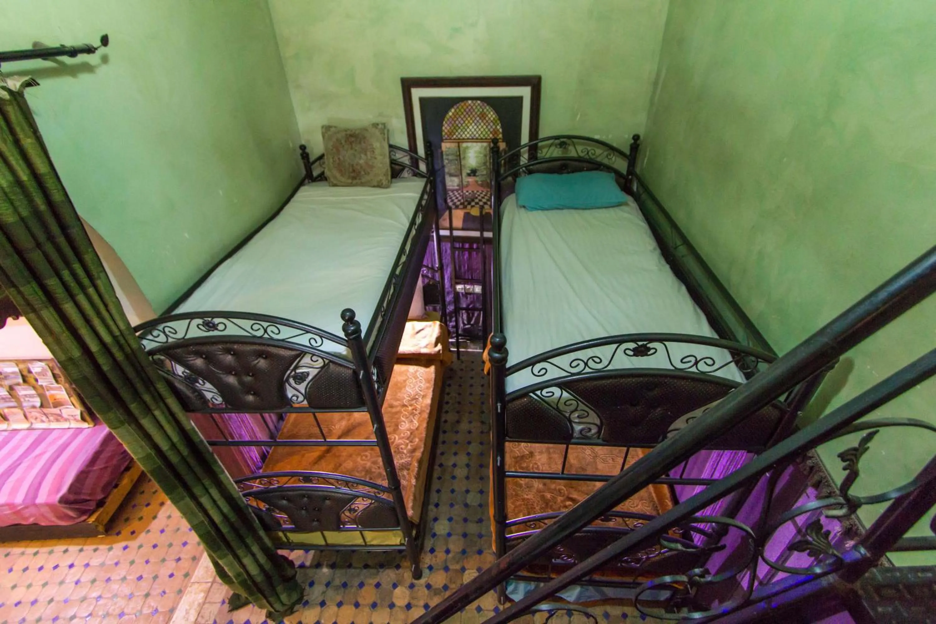 Bed in Riad Anass Al Ouali