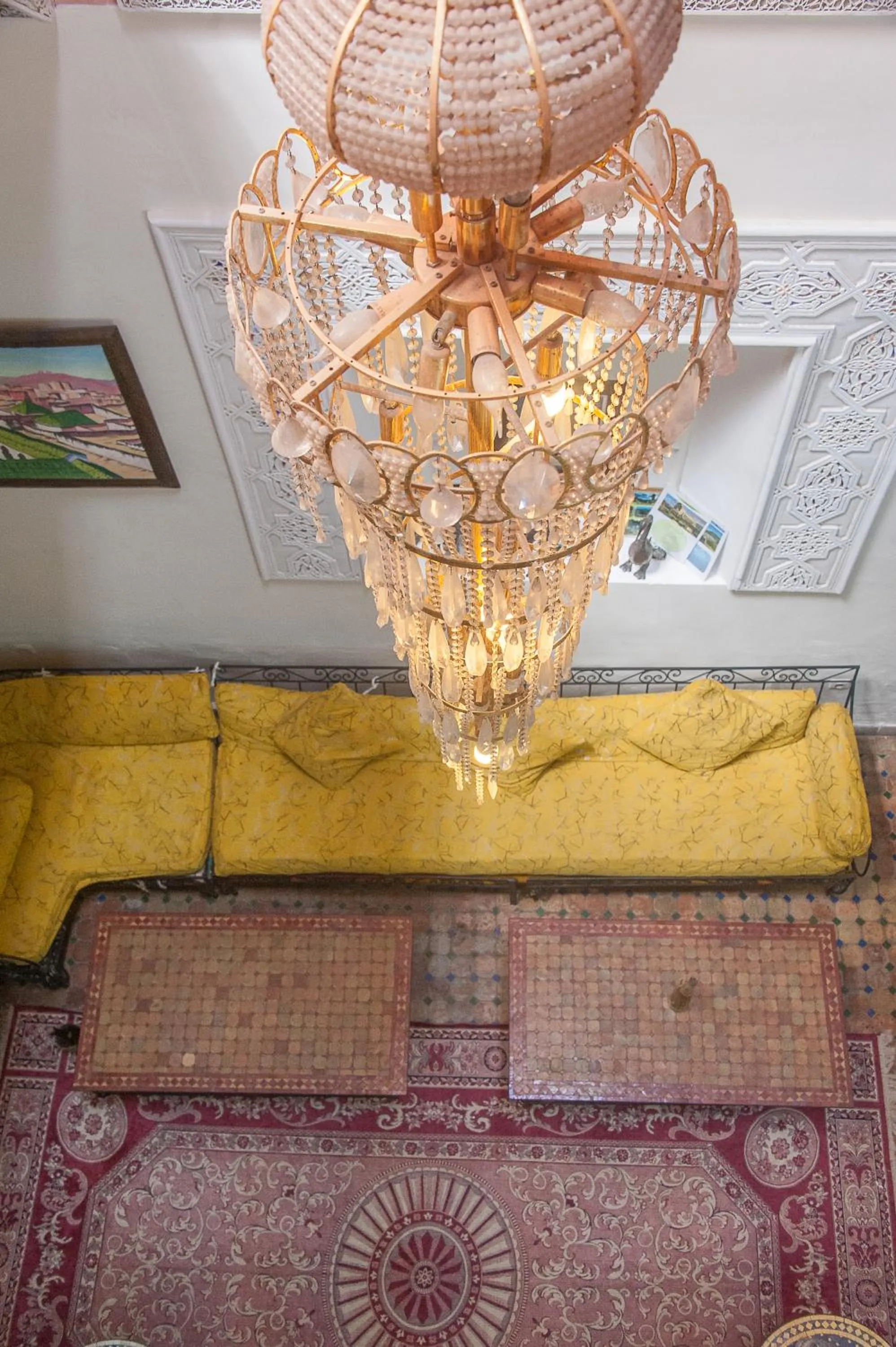 Seating area in Riad Anass Al Ouali