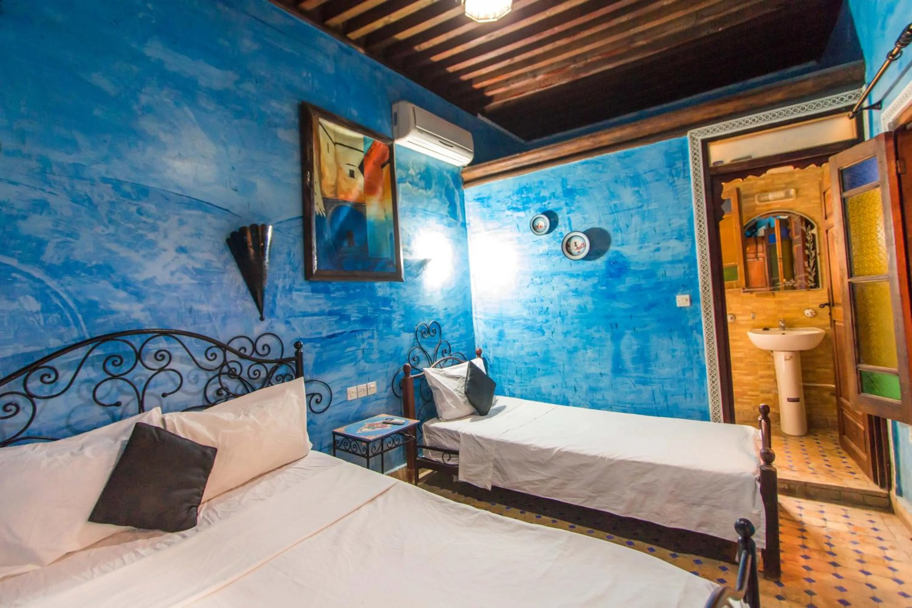 Bed in Riad Anass Al Ouali