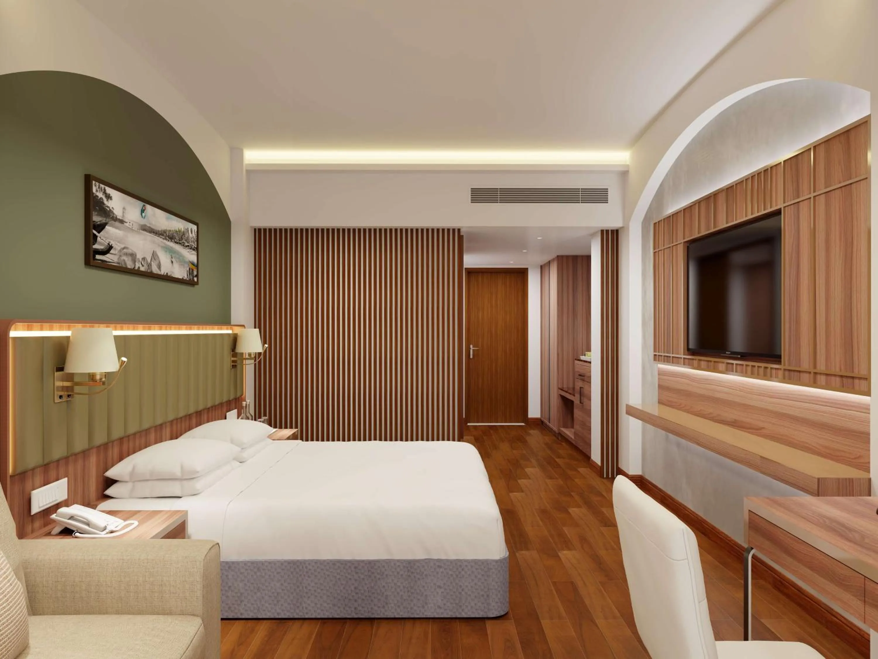 Bedroom, Bed in Park Inn by Radisson Goa Candolim