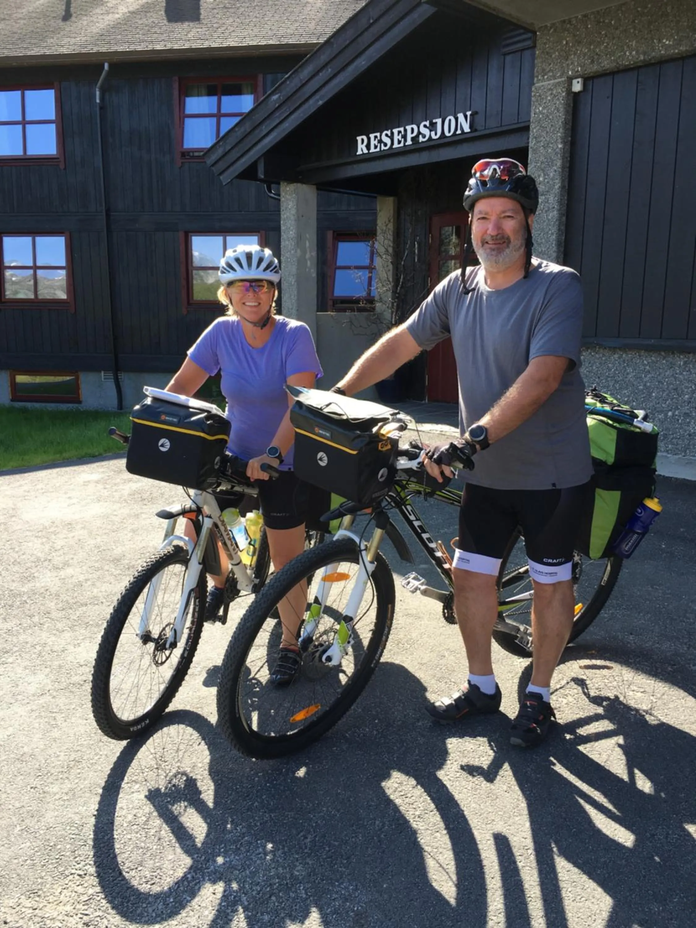 Cycling in Grotli Høyfjellshotell