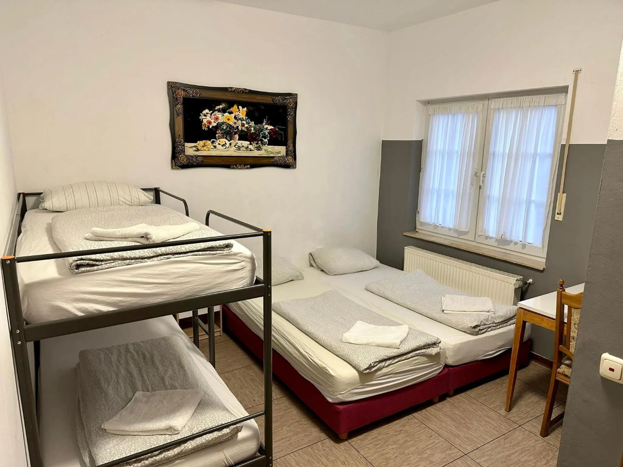 Bed in Hotel Landhaus Köln