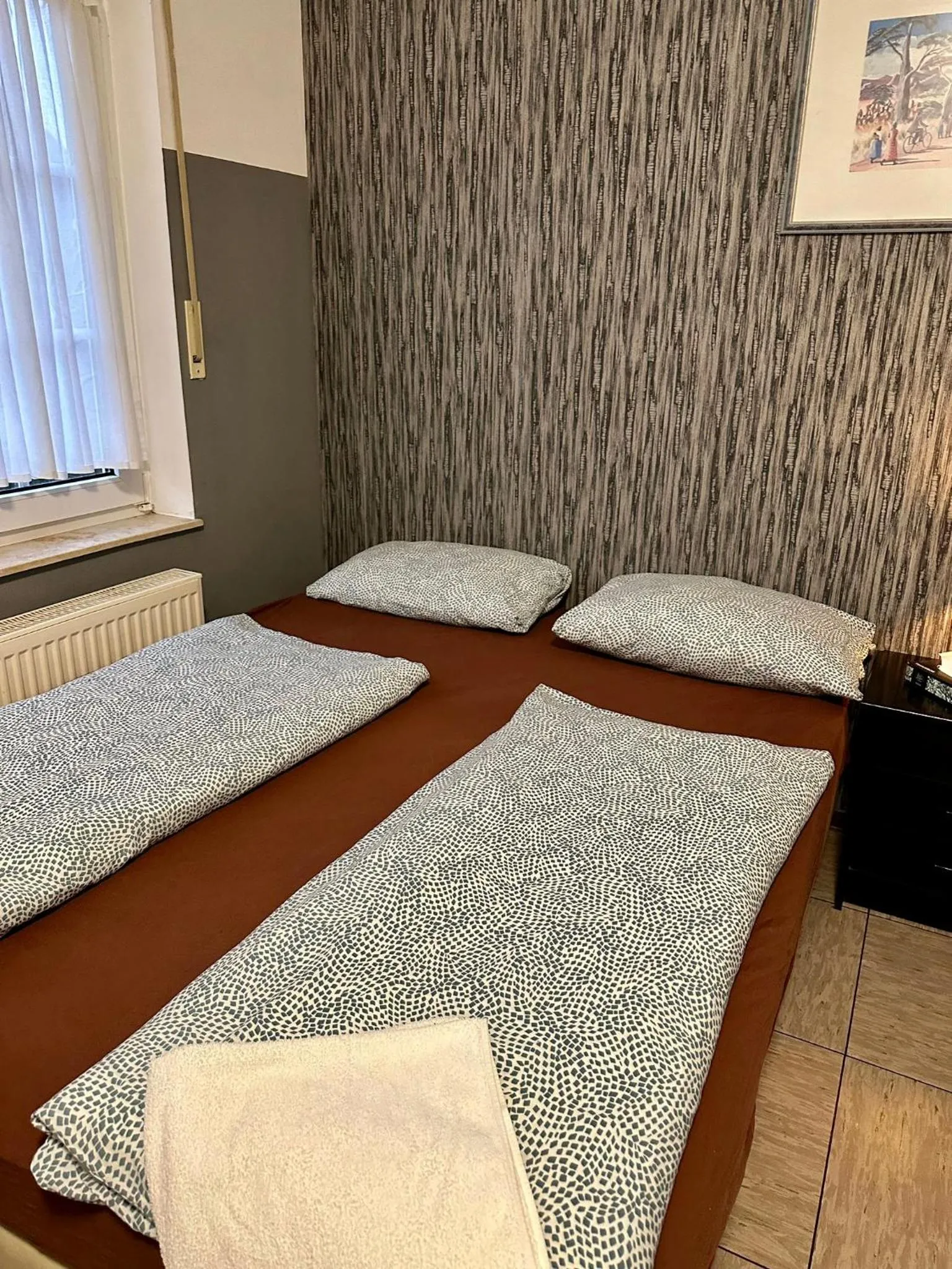 Bed in Hotel Landhaus Köln