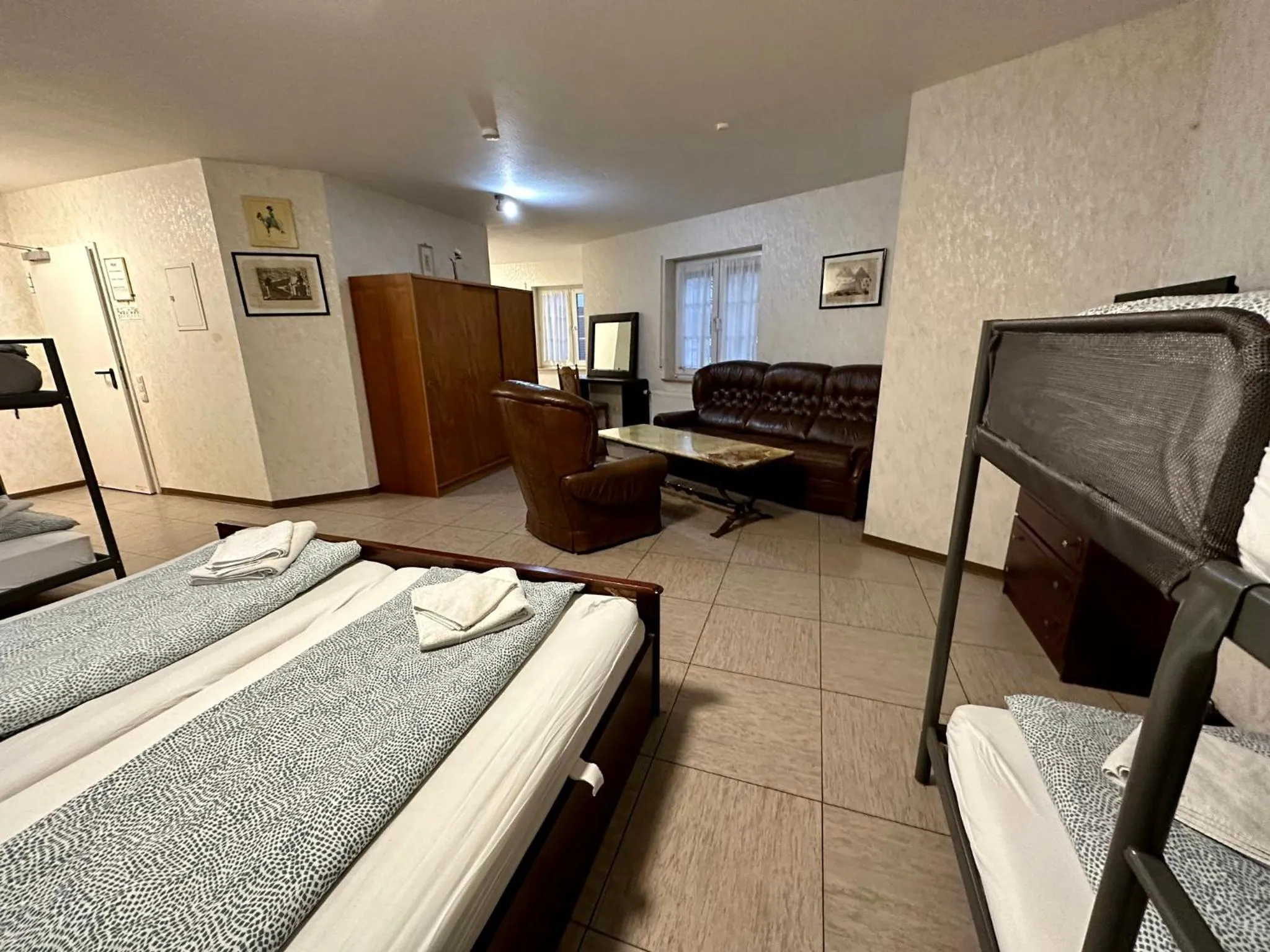 Bed in Hotel Landhaus Köln