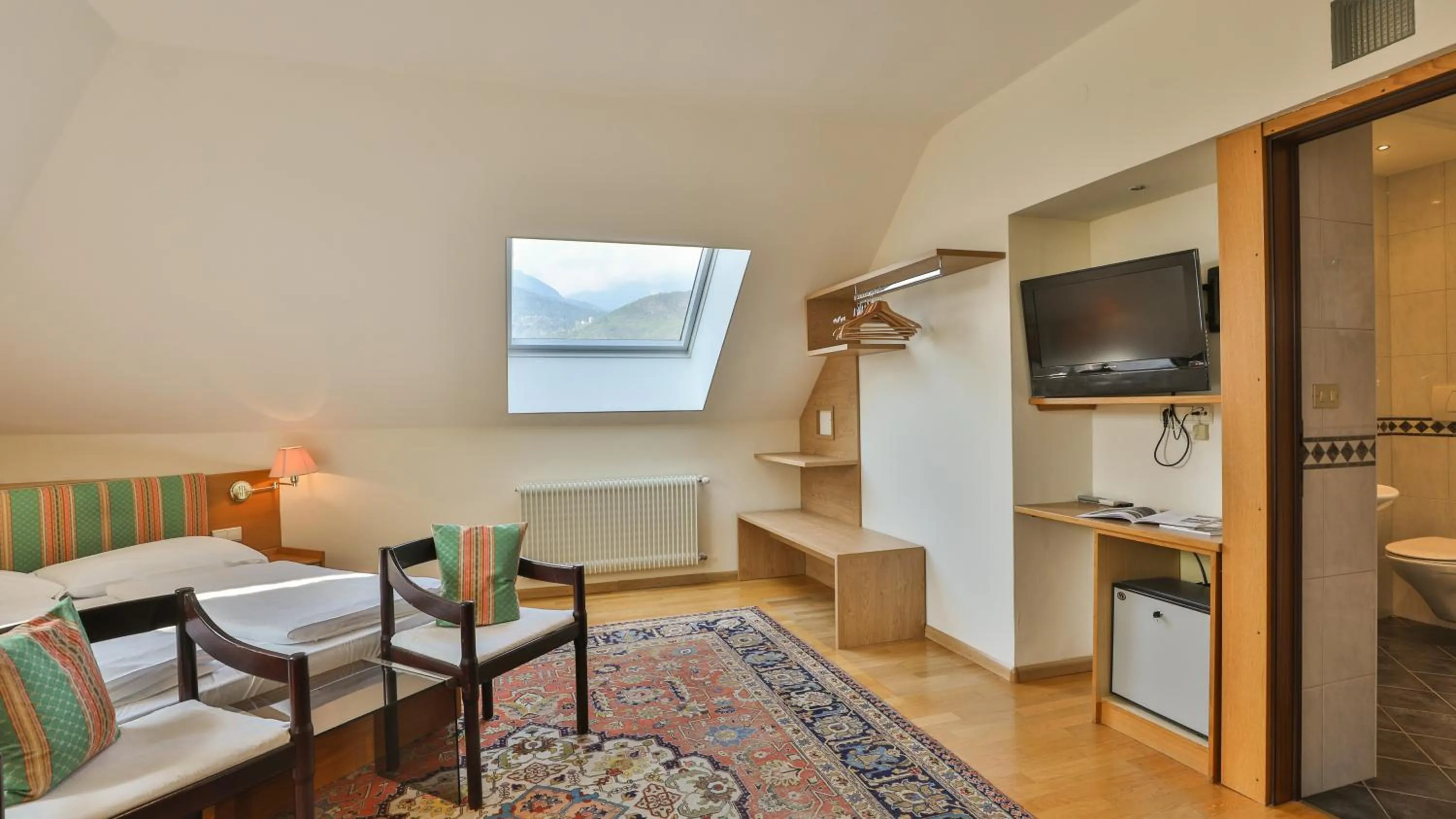 Bed in Hotel Sparerhof