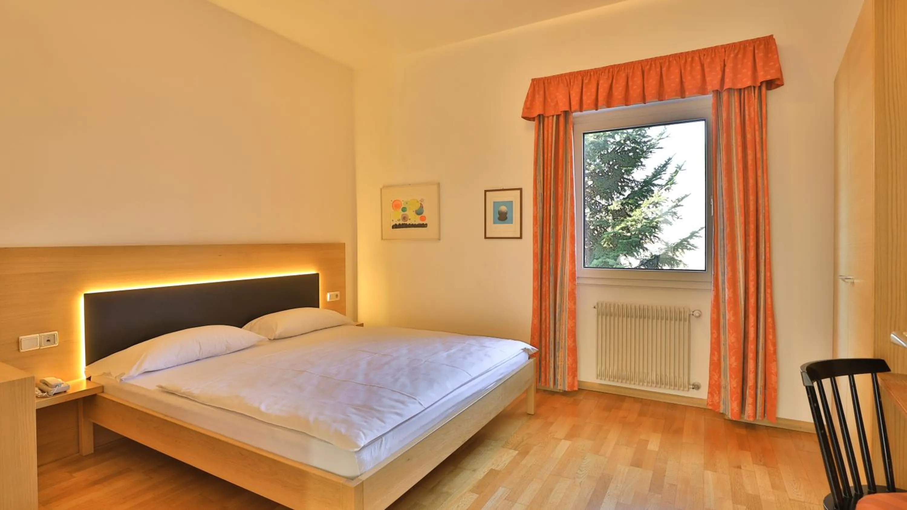 Bed in Hotel Sparerhof