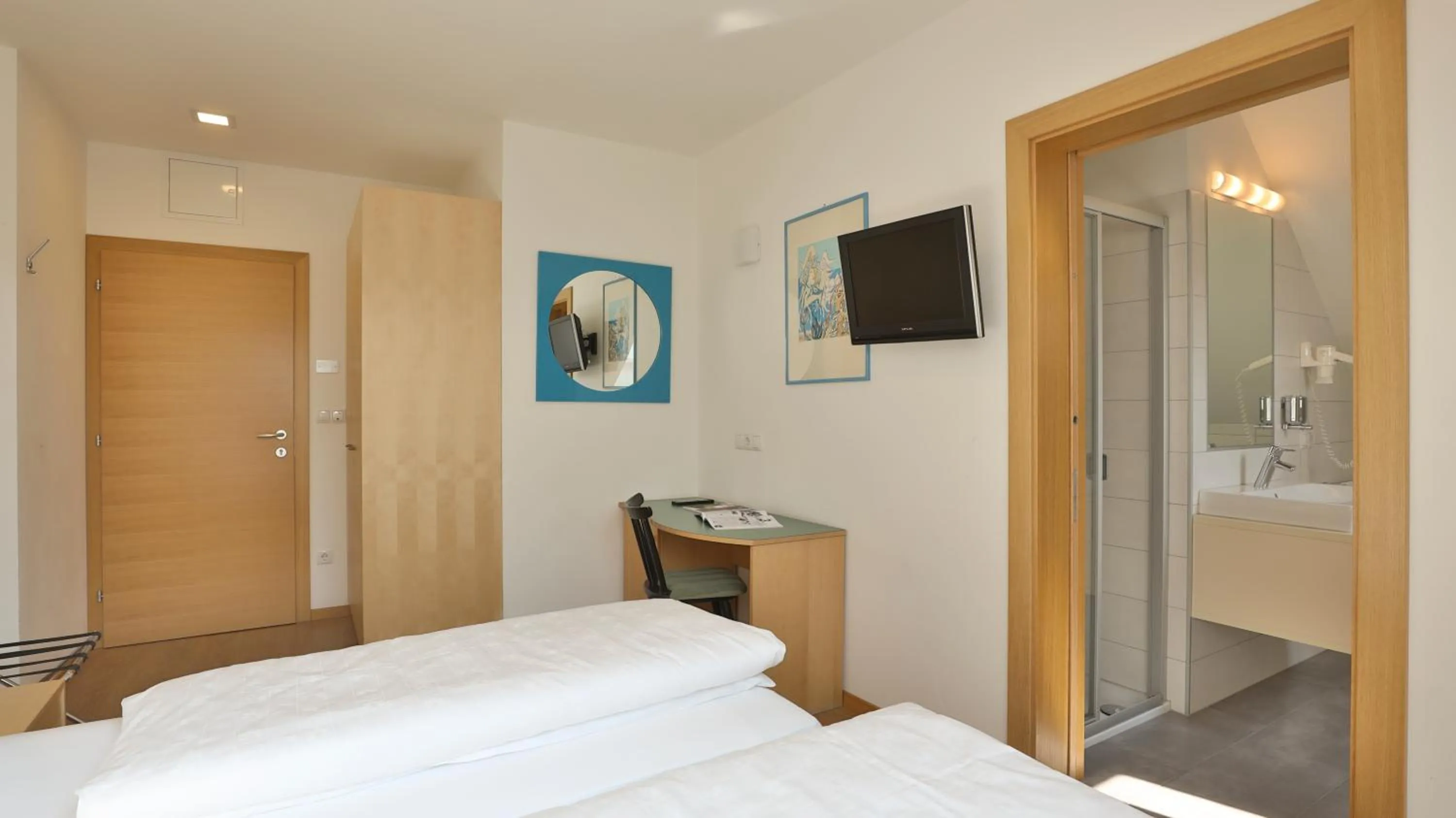 Bed in Hotel Sparerhof