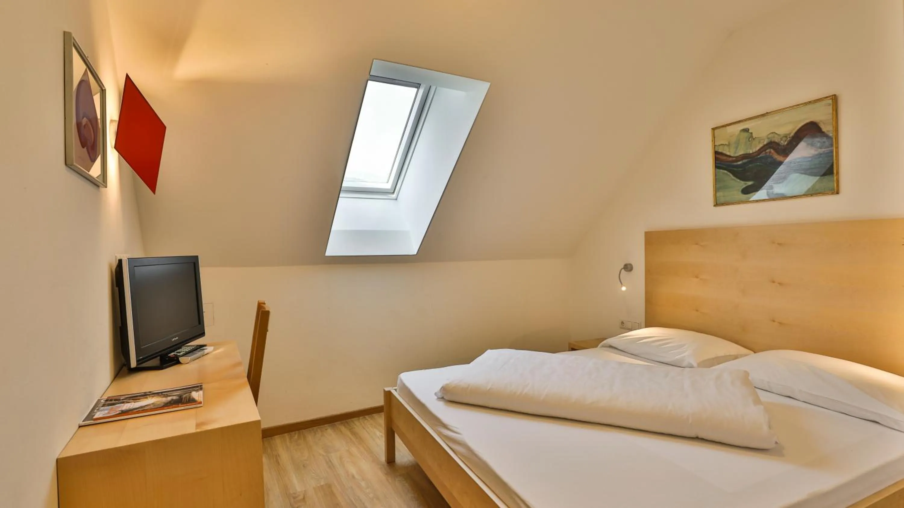 Bed in Hotel Sparerhof