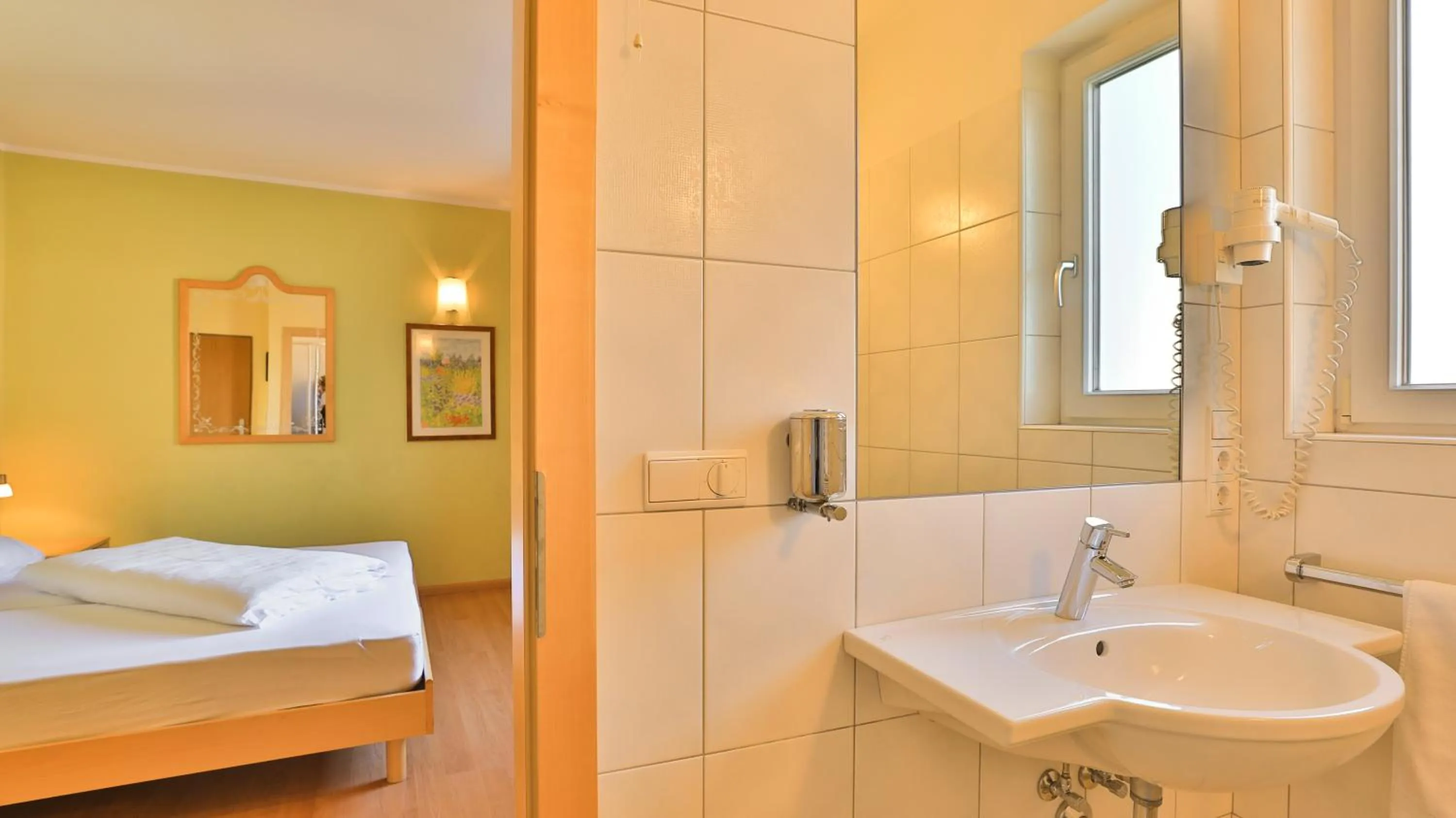 Bed in Hotel Sparerhof