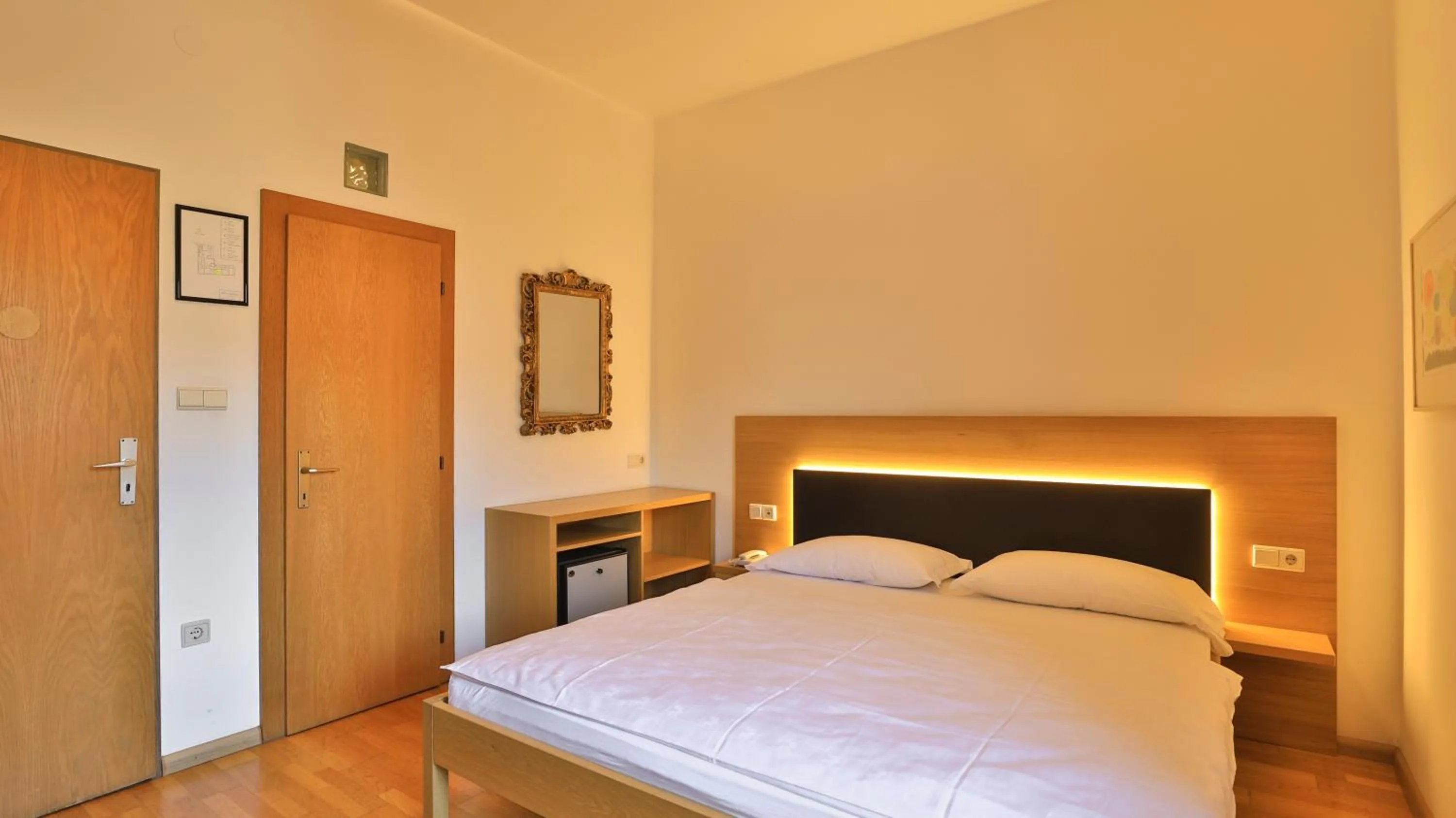 Bed in Hotel Sparerhof