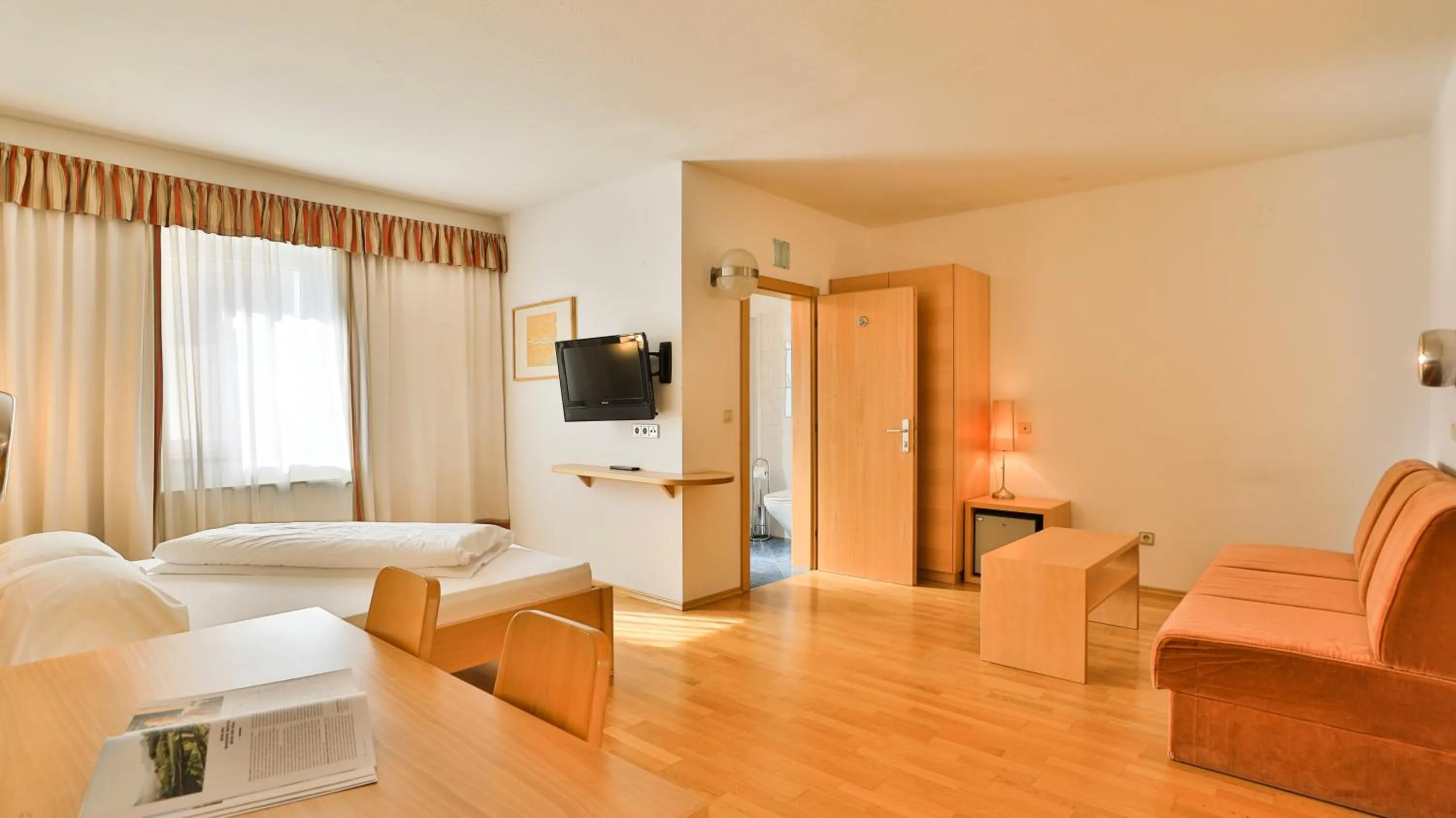 Bed in Hotel Sparerhof