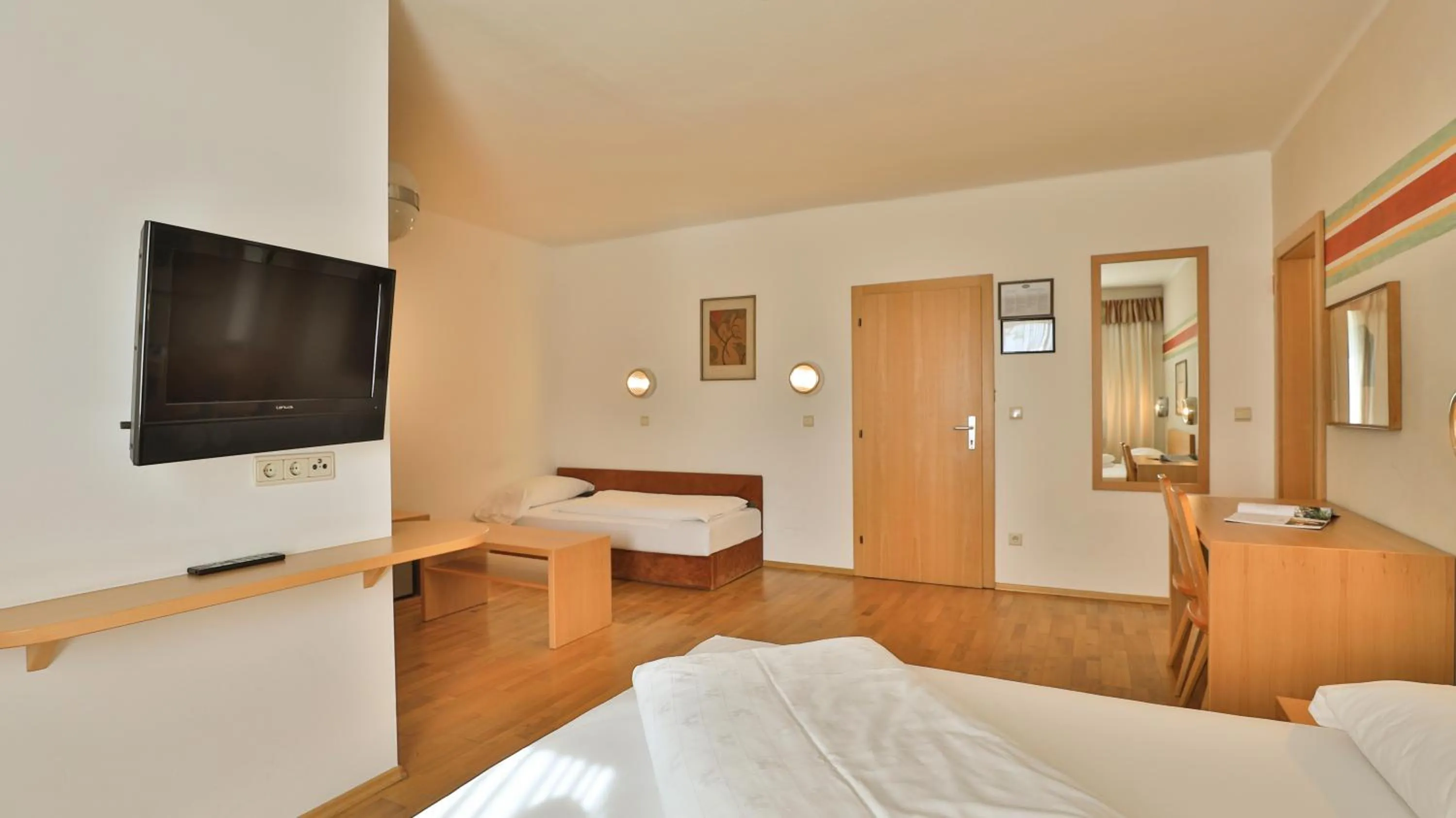 Bed in Hotel Sparerhof